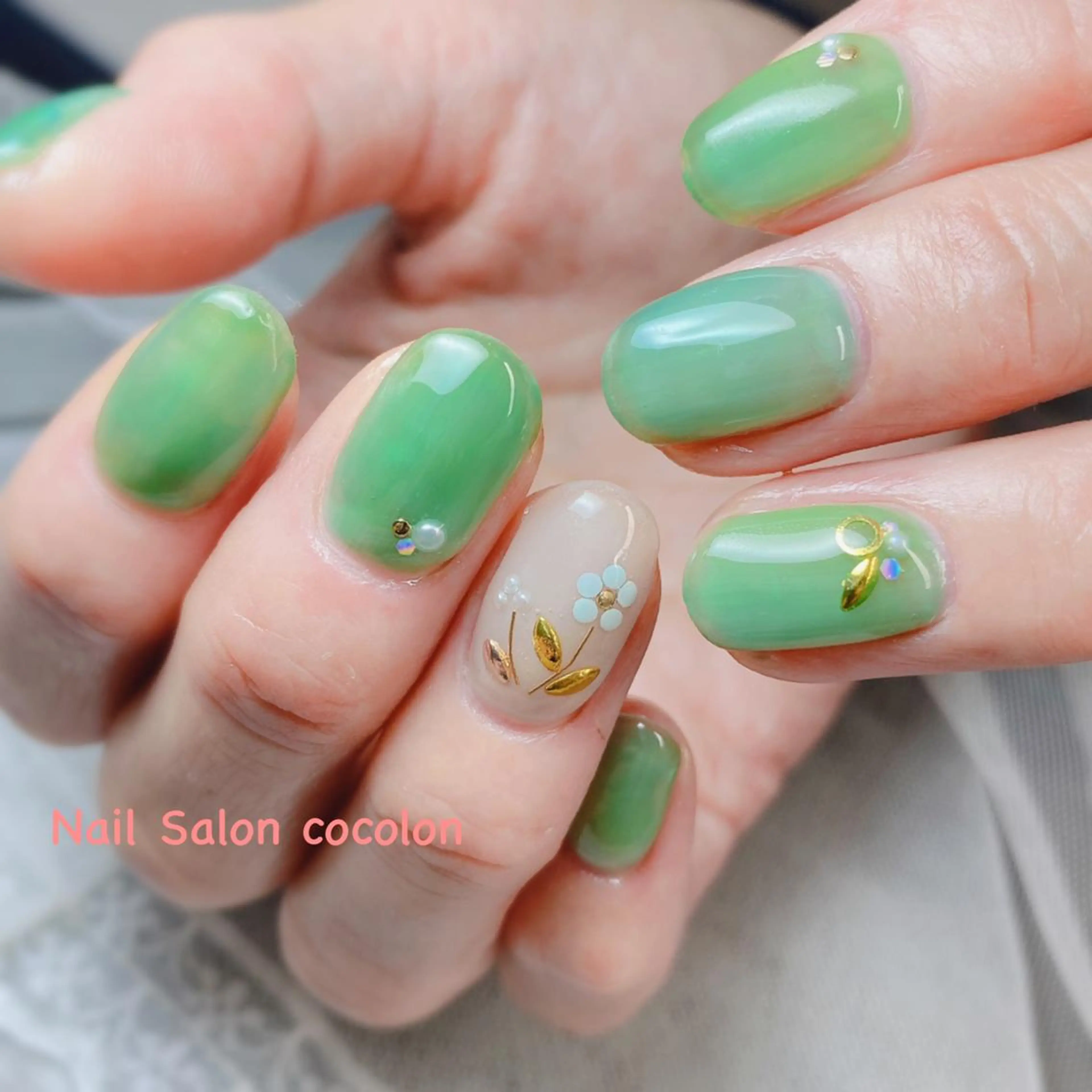 ネイル アートネイル ハンドネイル 柴崎 美幸のネイルデザイン