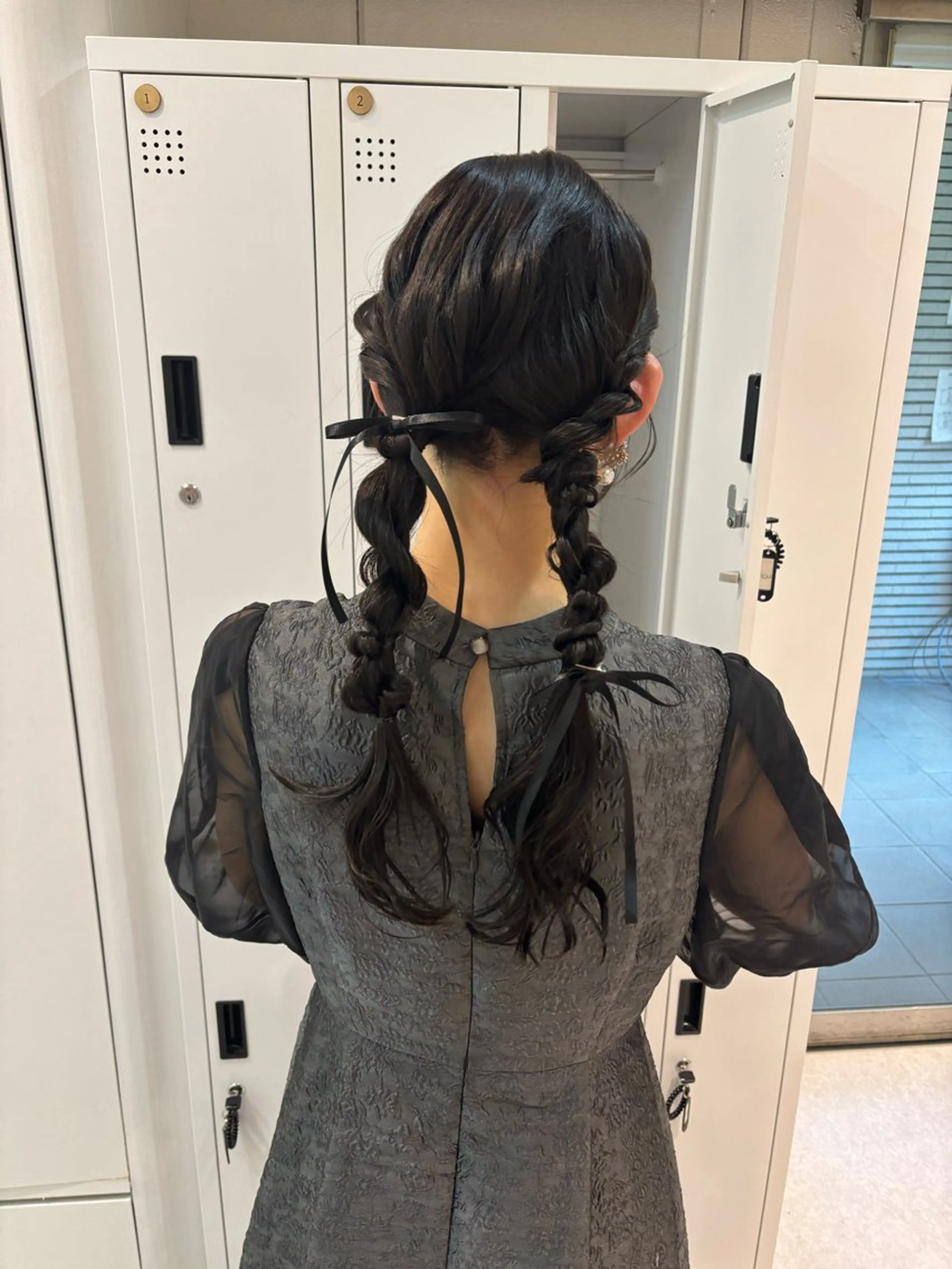 ヘアアレンジ 結婚式・ブライダル ヘアセット レイヤーカット🎀 kanaのヘアスタイル