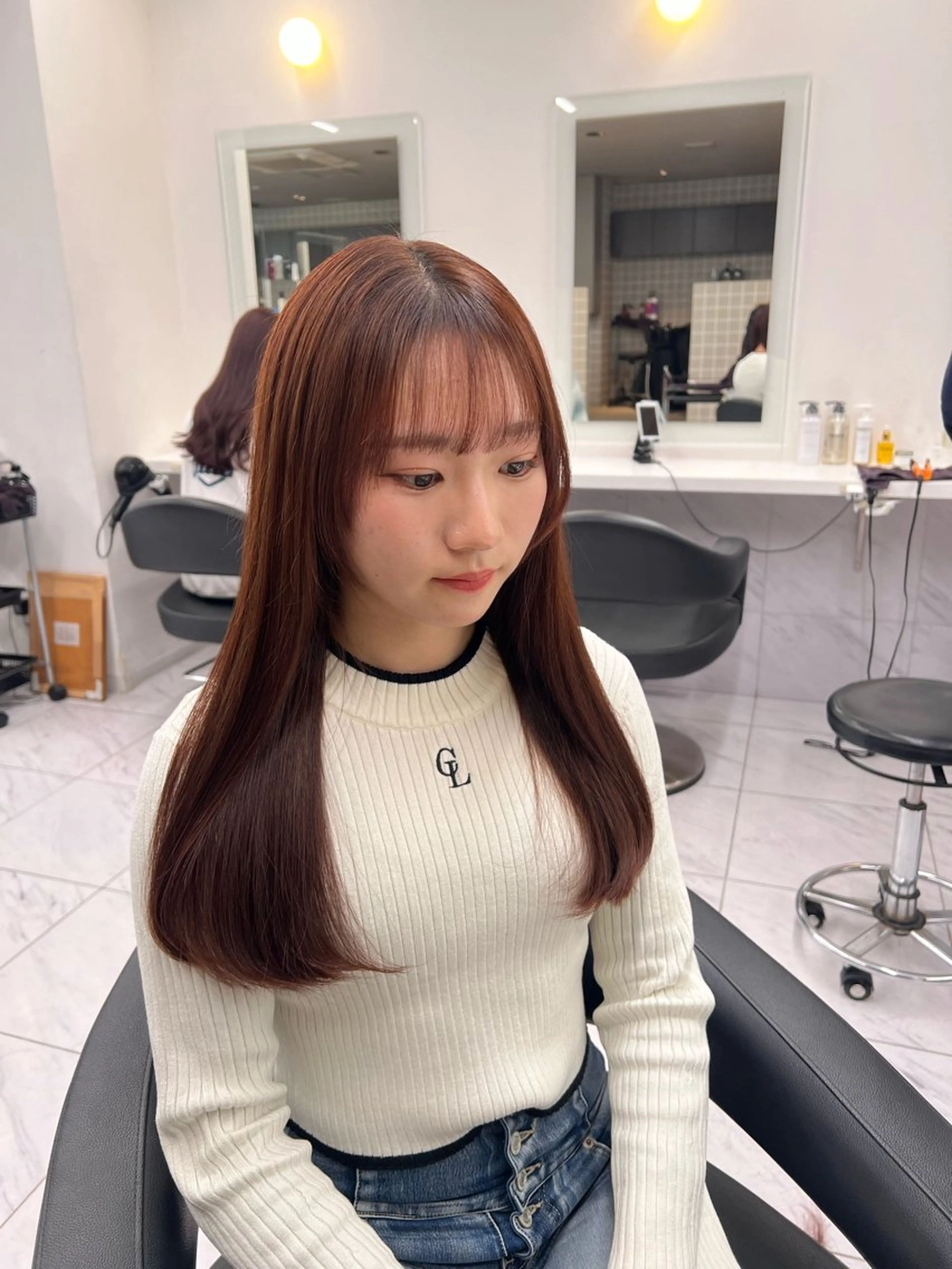 ロング カラー 💖札幌カラー 指名No.1💖玲奈のヘアスタイル