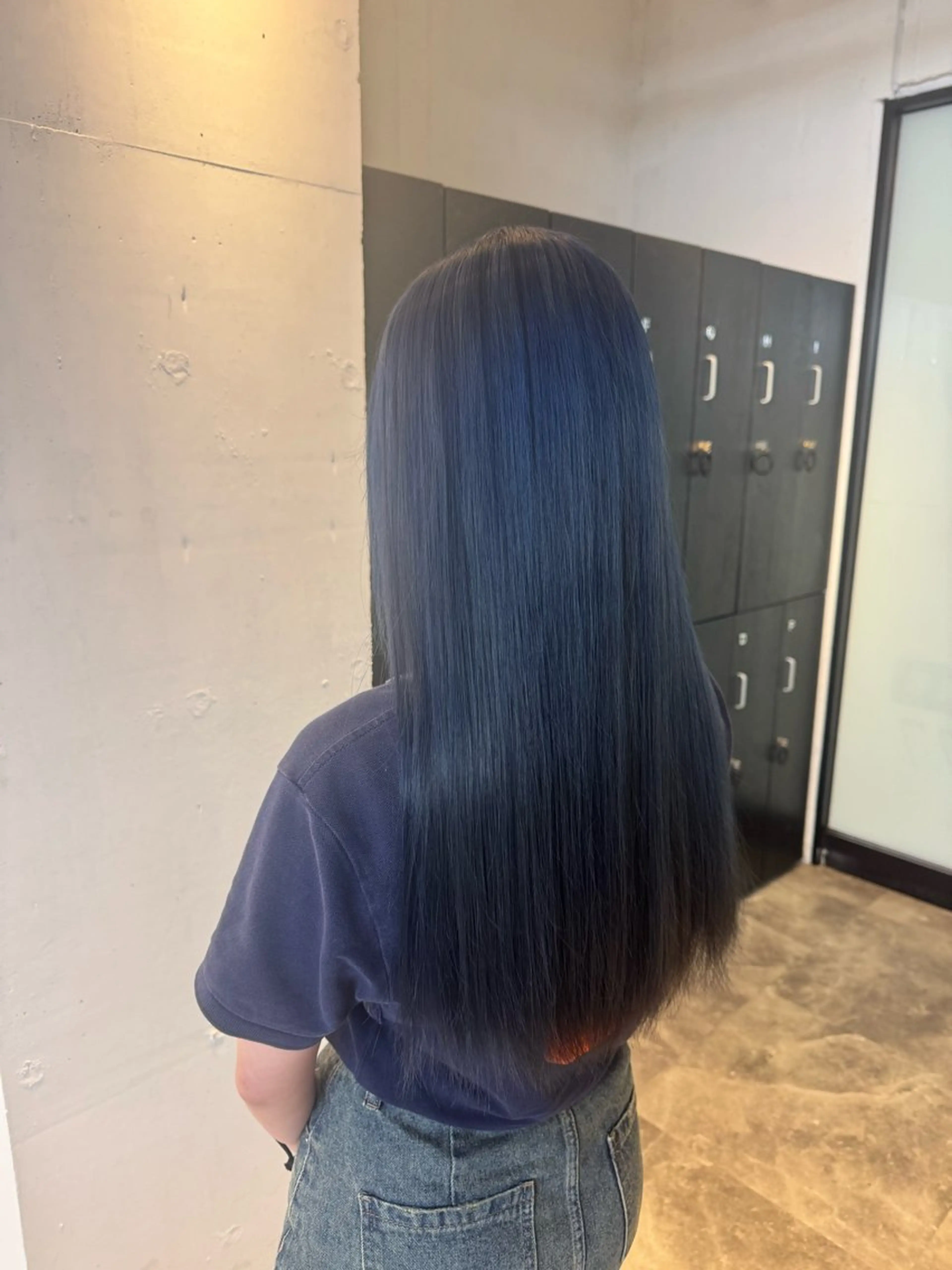 ロング カラー 蓮田 好良のヘアスタイル