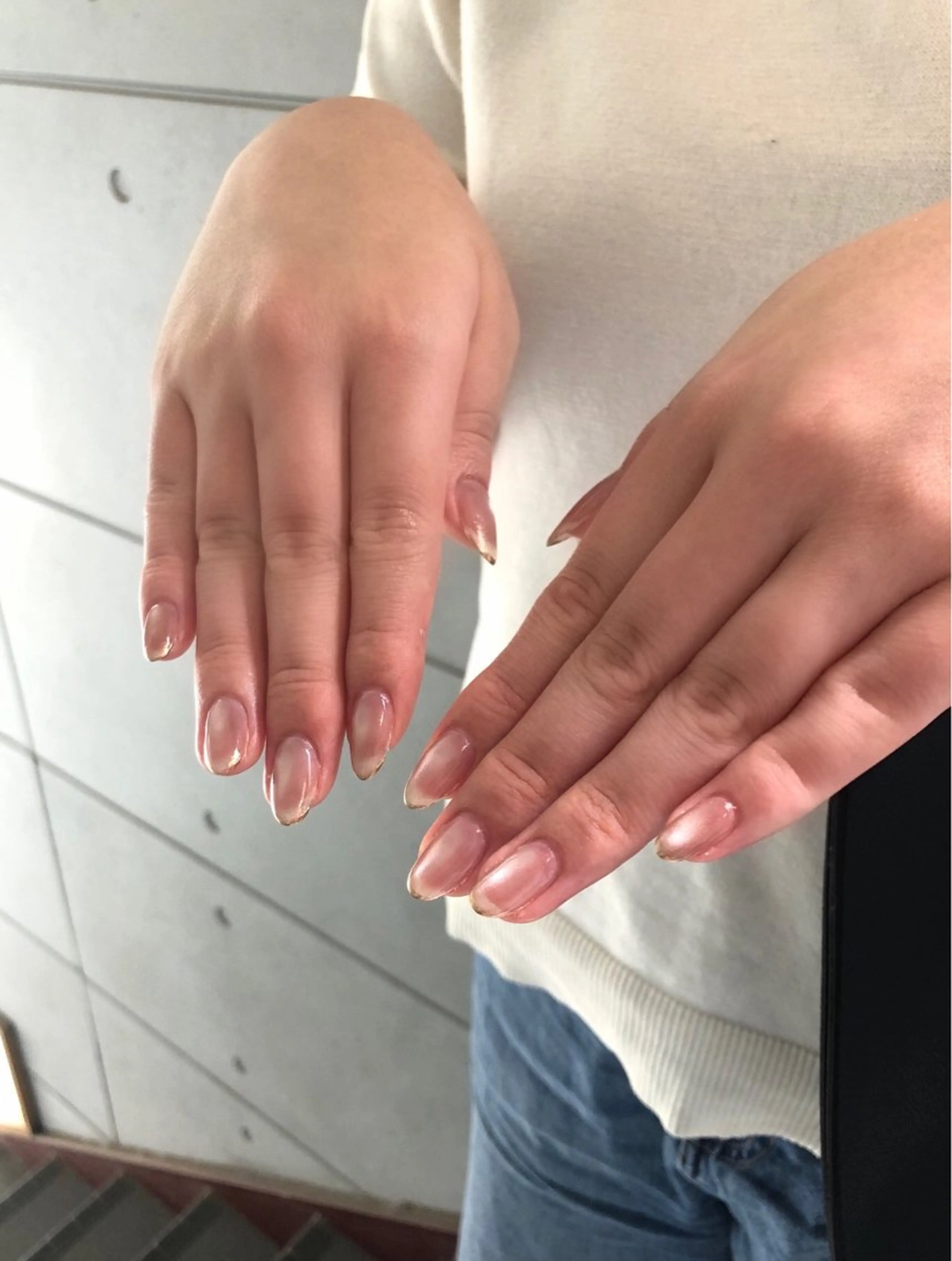 ネイル フレンチネイル マグネットネイル ミラーネイル ハンドネイル NAIL＆SPA PｰBOX所属・Lia ⠀のネイルデザイン