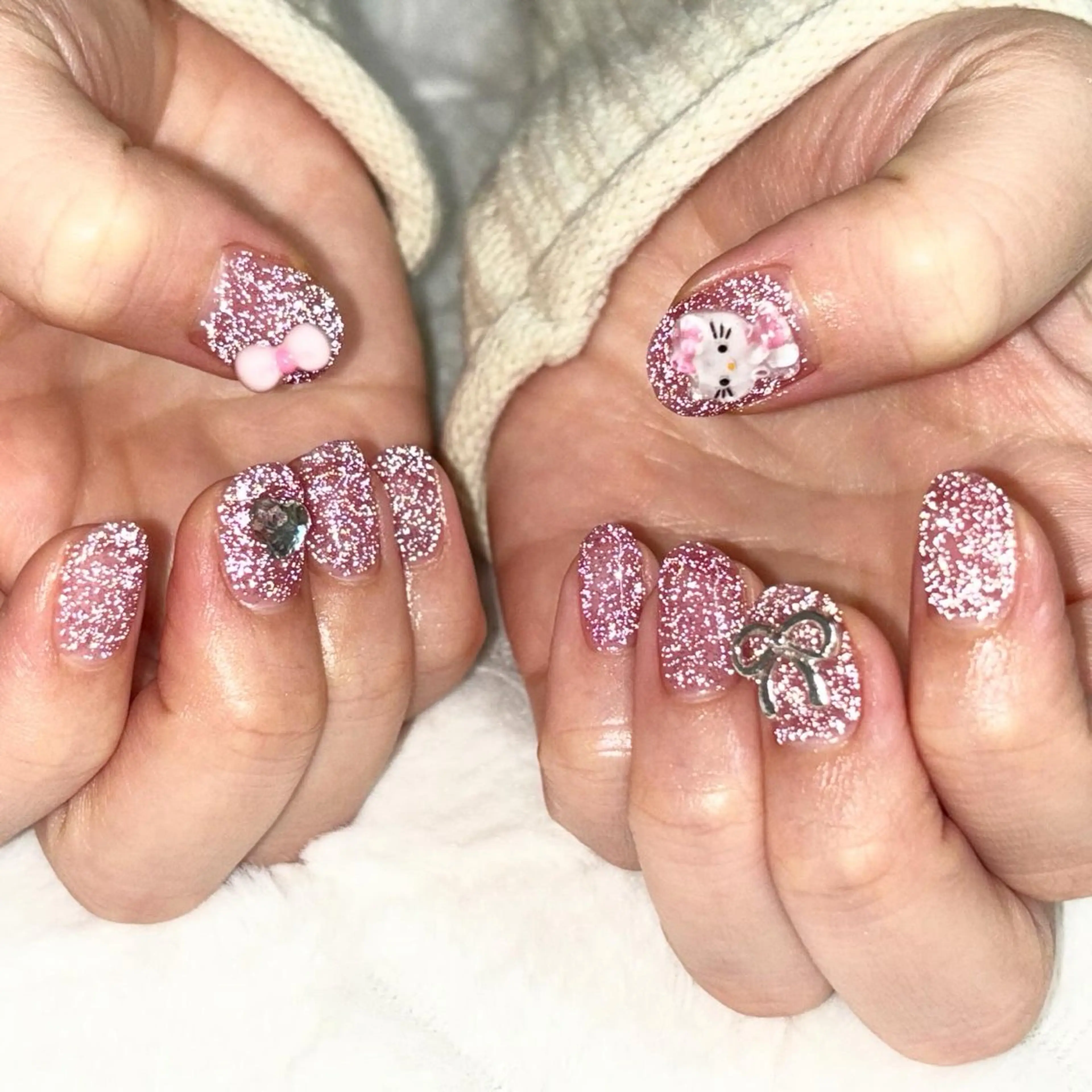 ネイル フラッシュネイル ラメ(グリッター) nail salon はるりのネイルデザイン