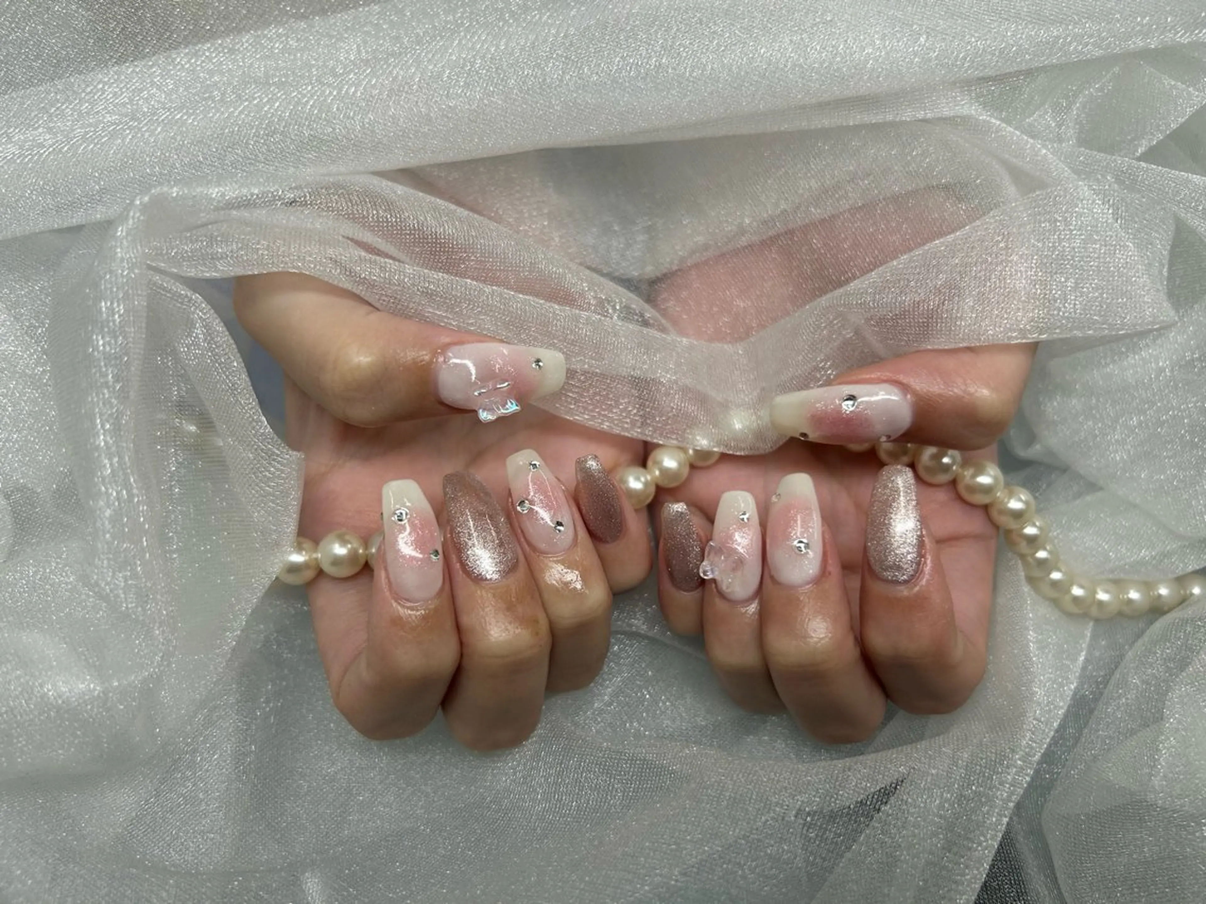 ネイル 持ち込み 加藤 楓子のネイルデザイン