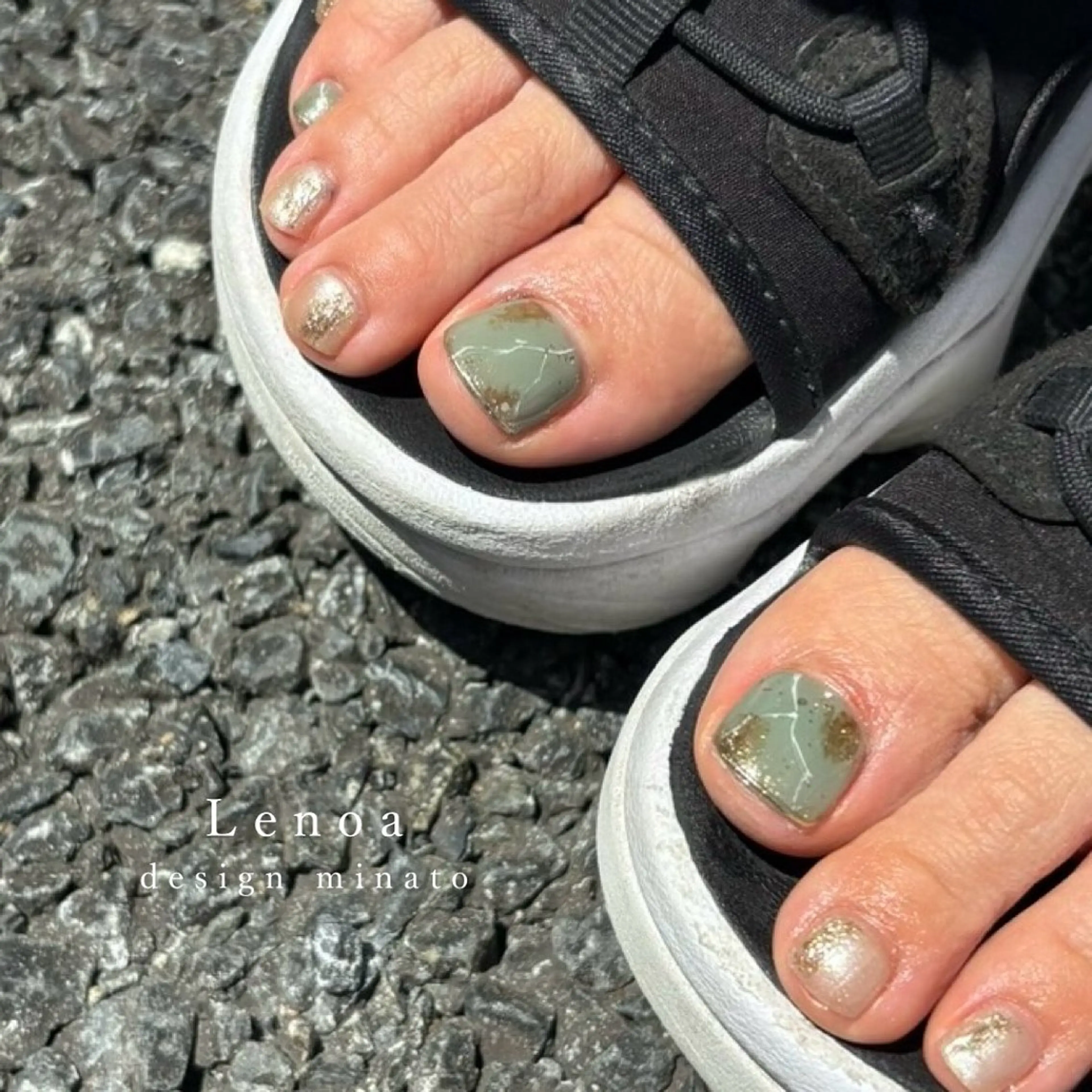 ネイル フットネイル Lenoa minatoのネイルデザイン