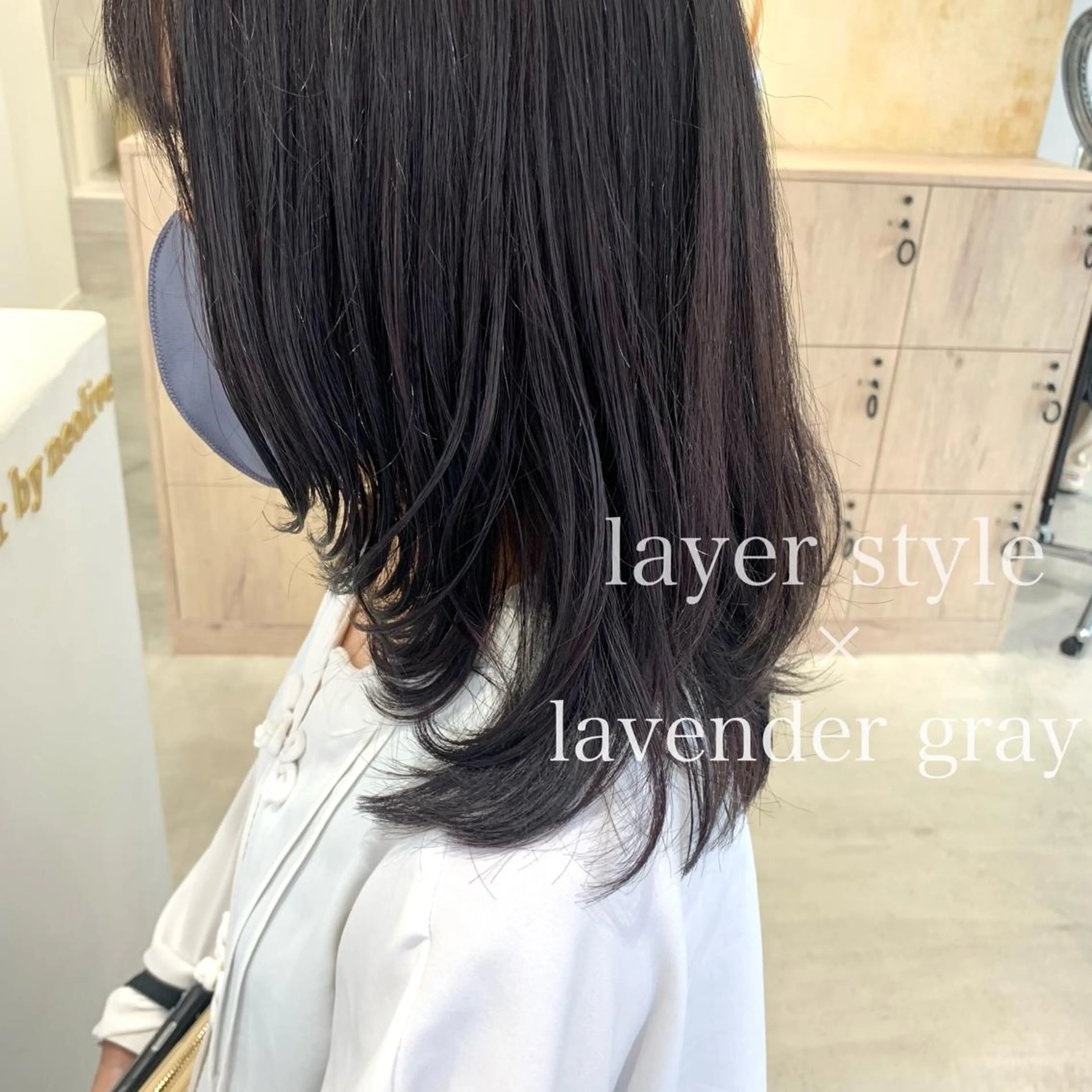 セミロング カラー ボブ/美髪矯正 /佐藤　奈巳のヘアスタイル