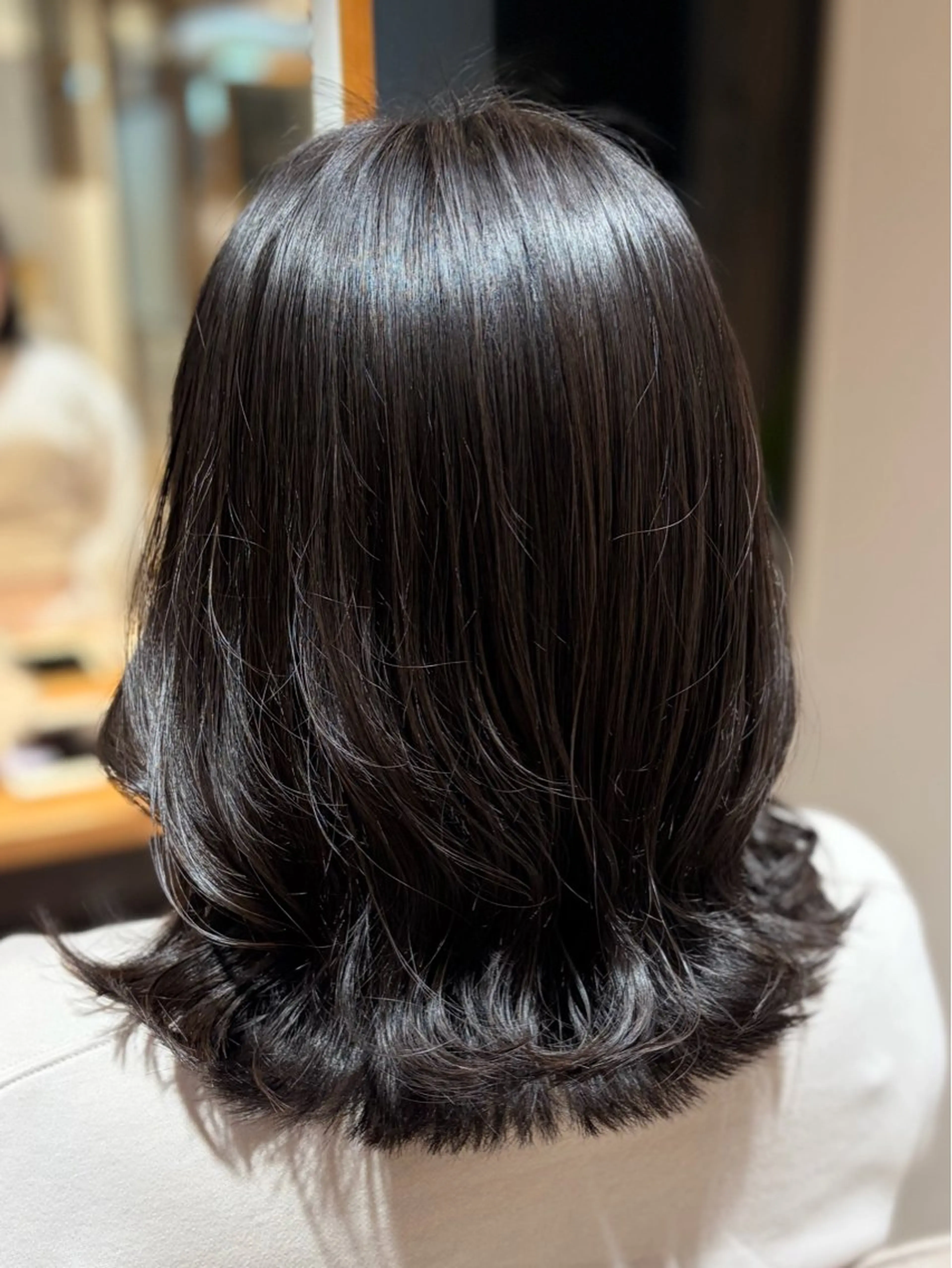 ミディアム くびれヘア 大西 かんなのヘアスタイル