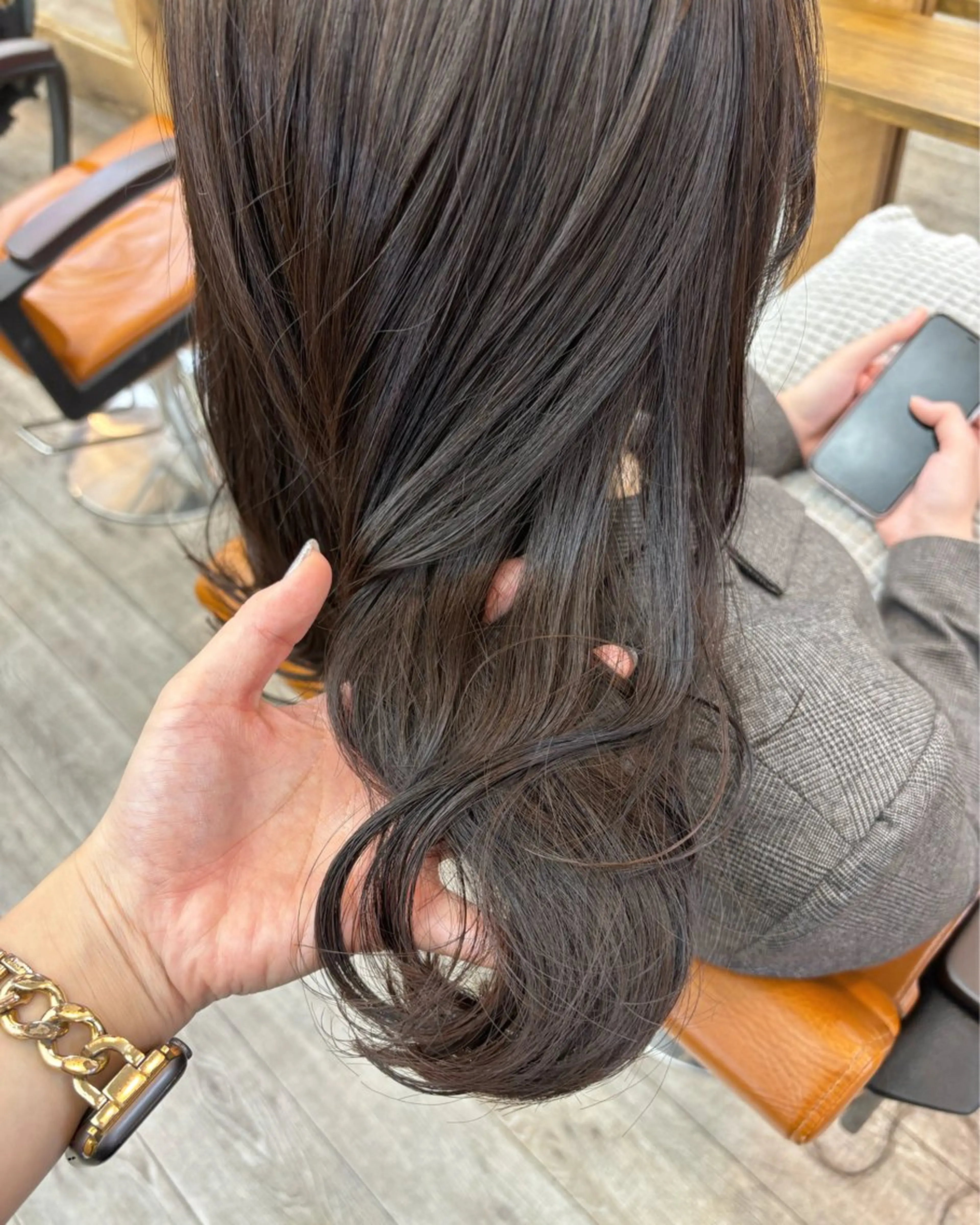 セミロング カラー 広島/ヘアセット /ベージュ/わかなのヘアスタイル