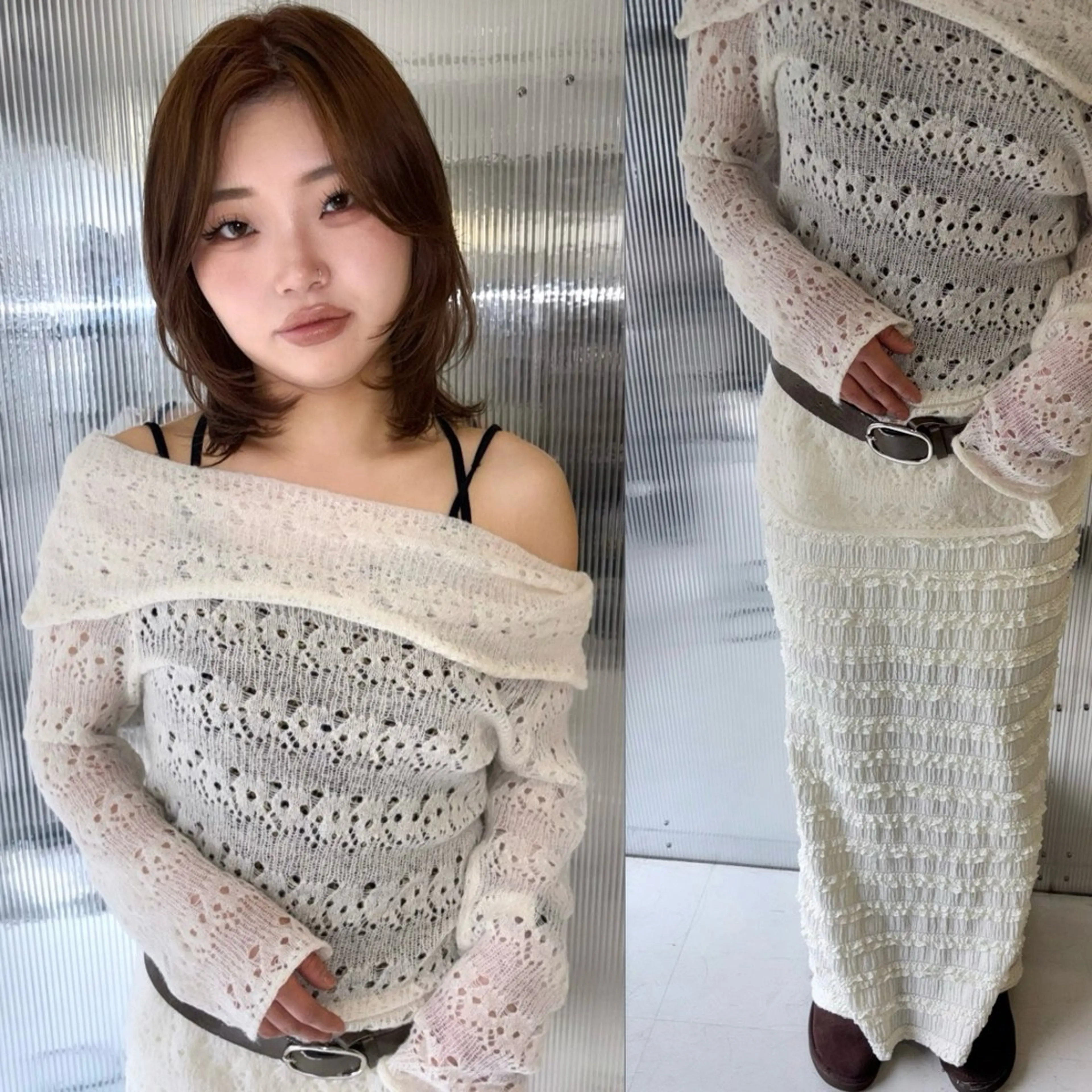 ミディアム カラー カット ヘアカラー hair salon 丹tan所属・Rena✴︎トレンド ×スタンダードMIXのヘアスタイル