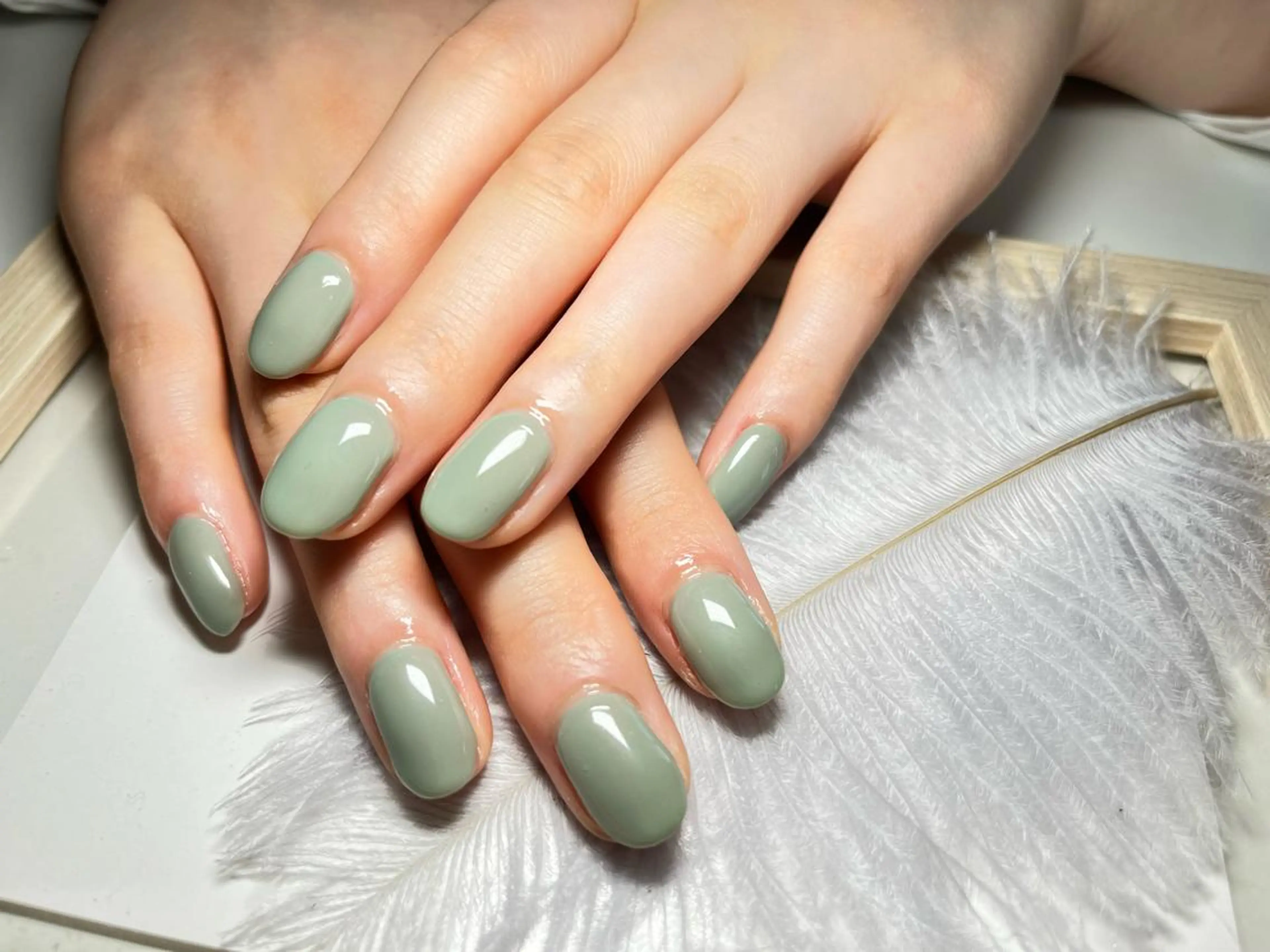 ネイル ワンカラーネイル Nail salon Caco.のネイルデザイン