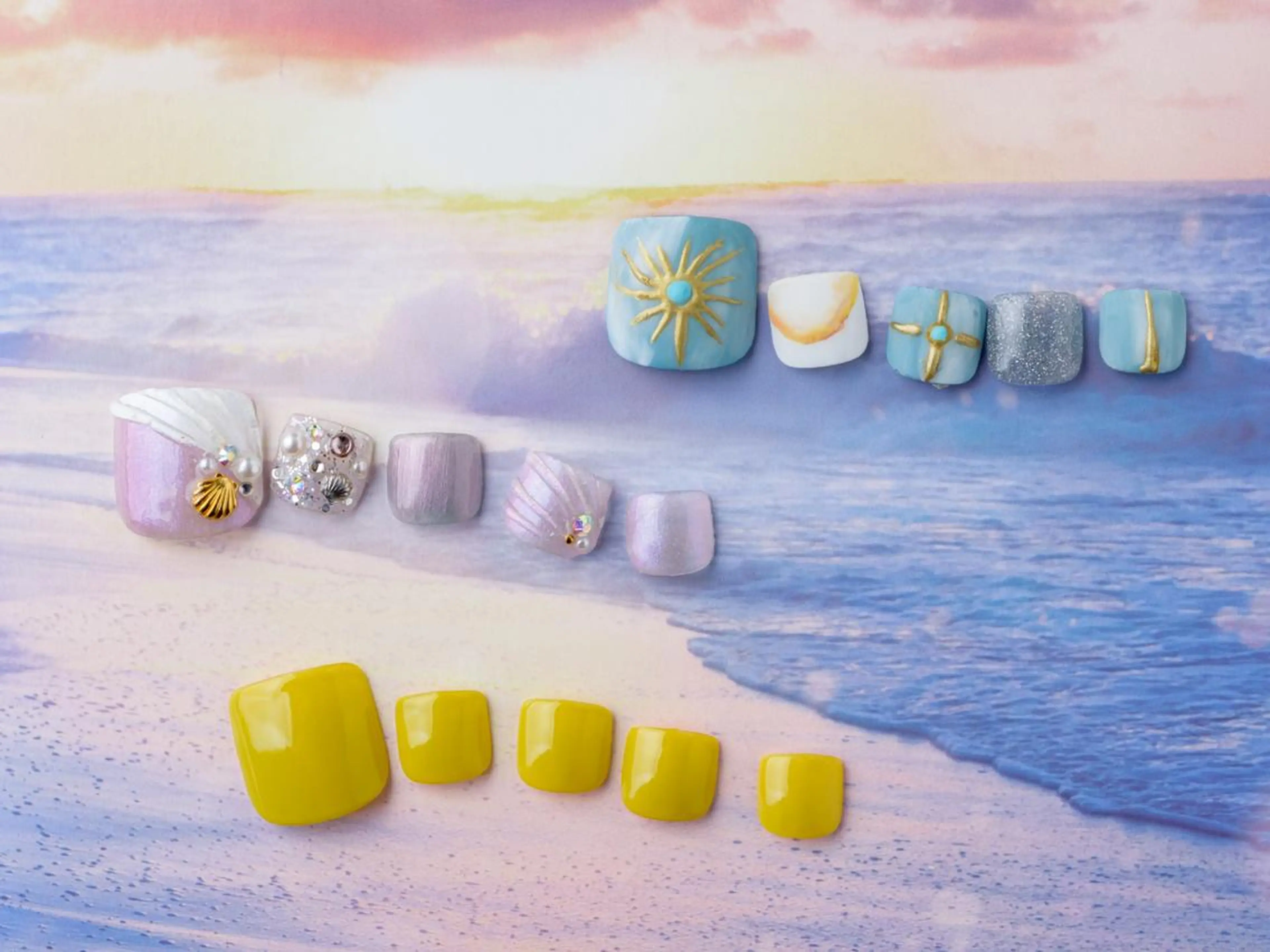 【minimo限定】フットジェルオン(デザインやり放題) 90分の写真