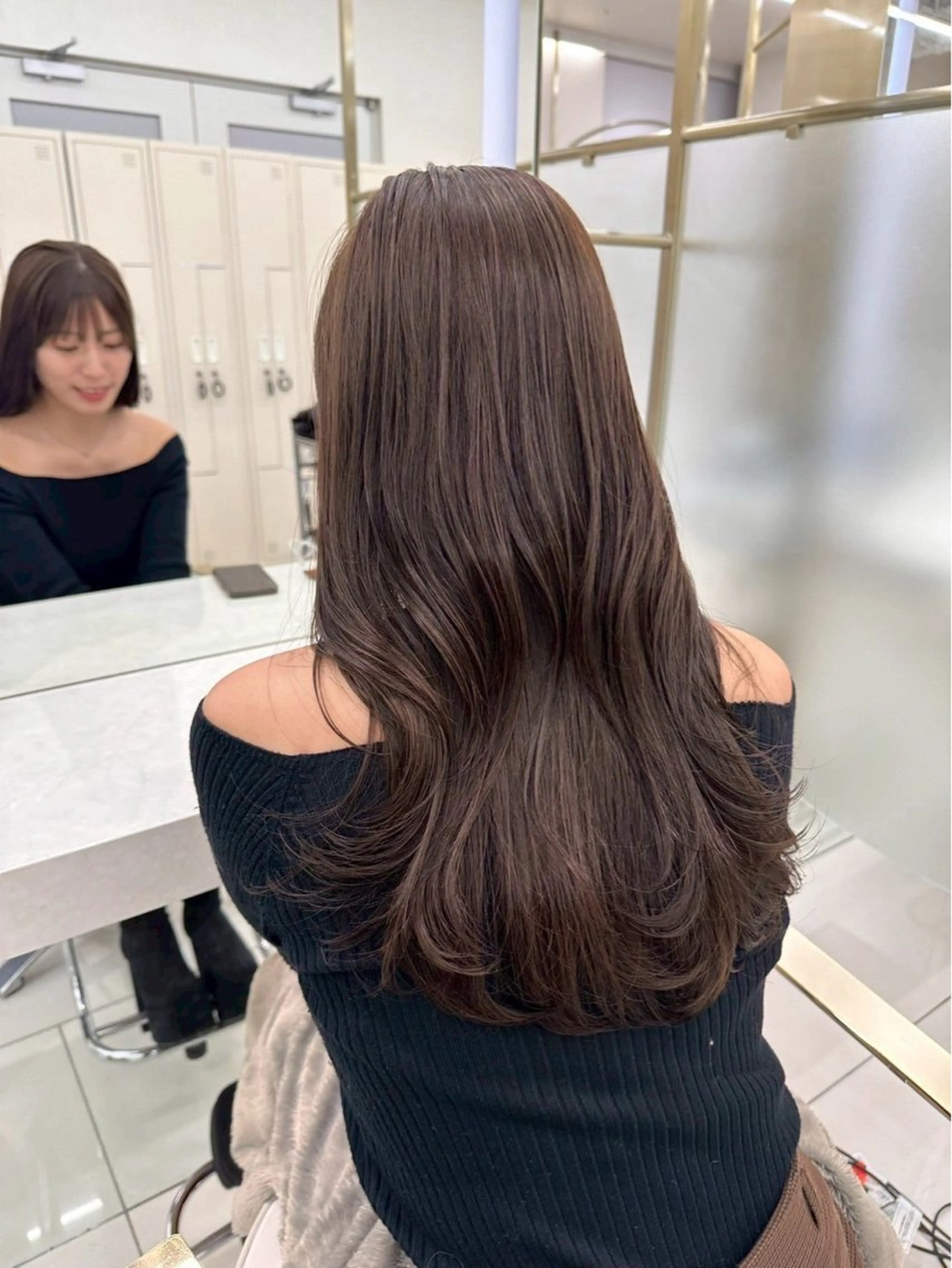 ロング ヘアカラー めい/透明感カラー /銀座のヘアスタイル