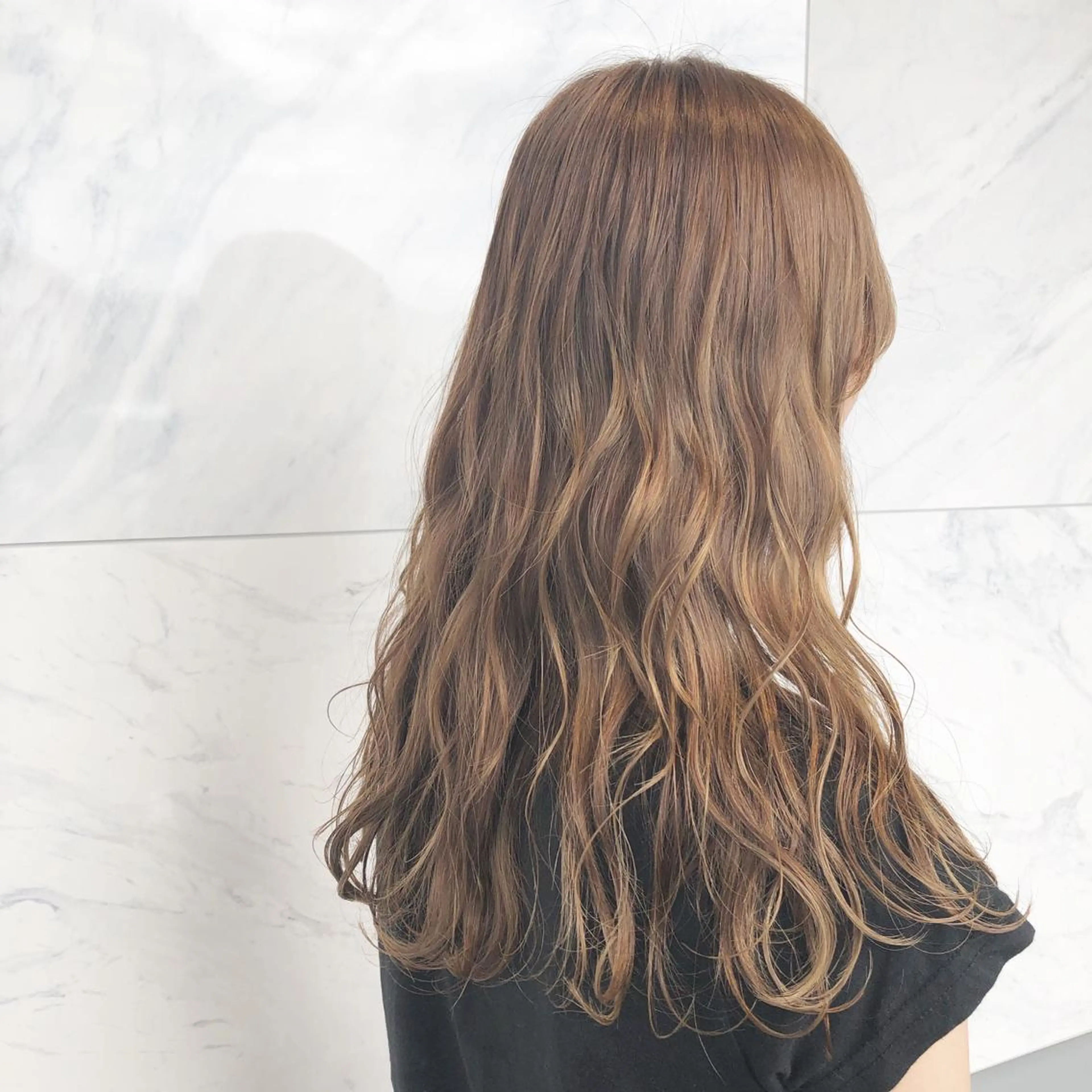 ロング カラー ヘアアレンジ yoshino yukoのマツエク・マツパデザイン