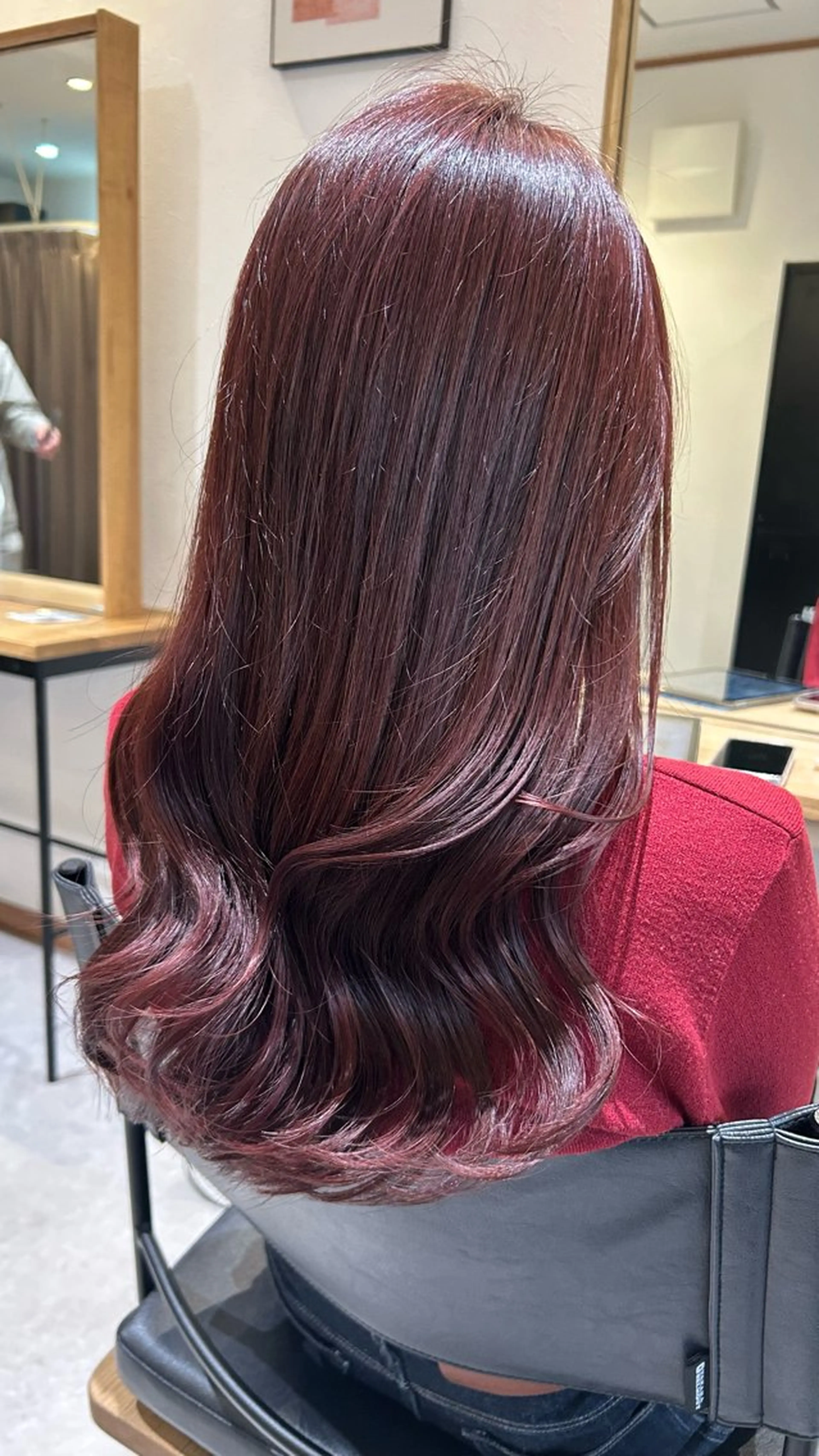 ロング ヘアカラー トリートメント 盛本 彩乃のヘアスタイル