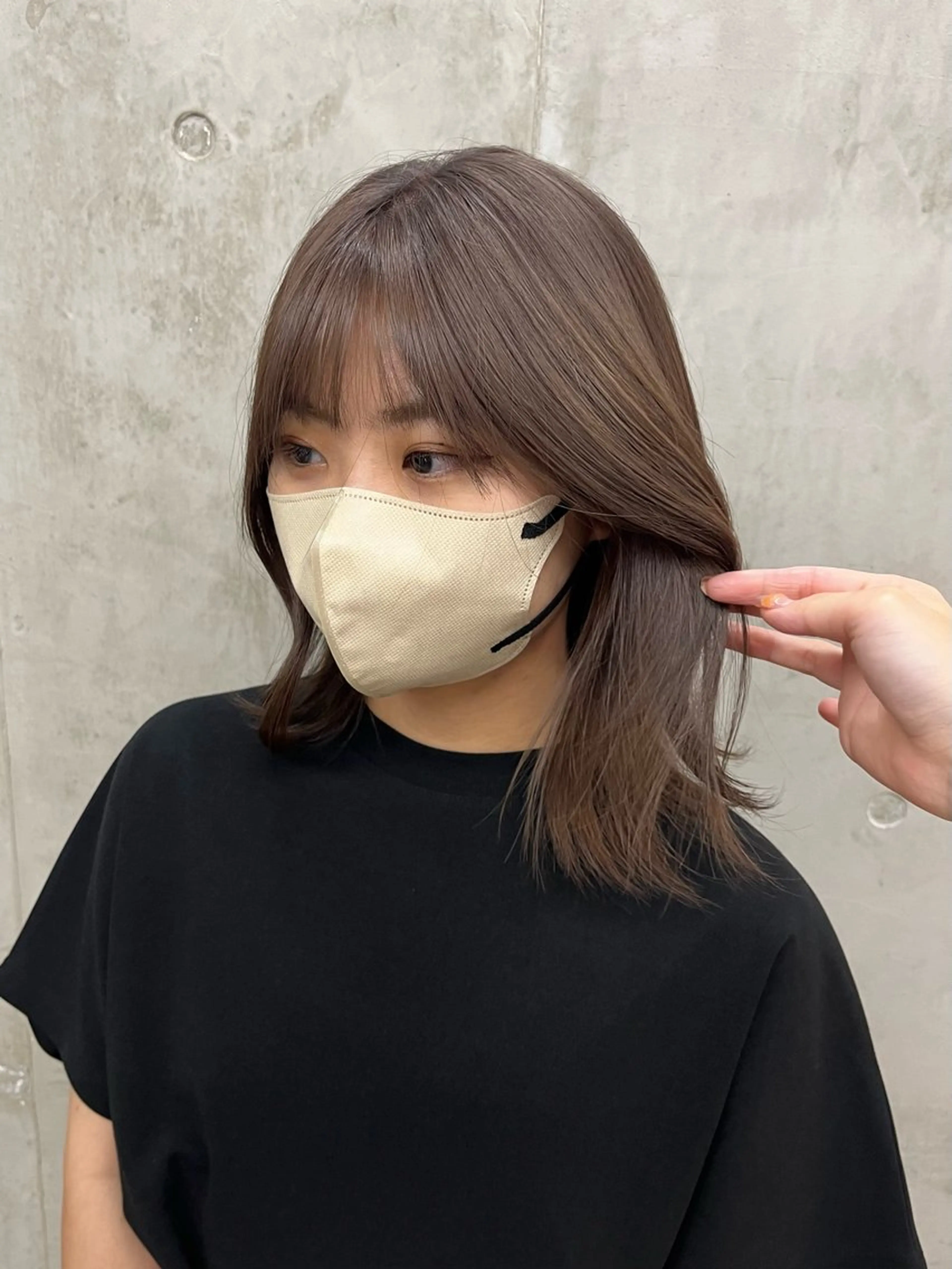 ミディアム カラー ベージュカラー ブリーチ ケアブリーチ 透明感カラー ダブルカラー 🤎𝐌𝐚𝐨⌇ お悩み解決美容師🤎のヘアスタイル