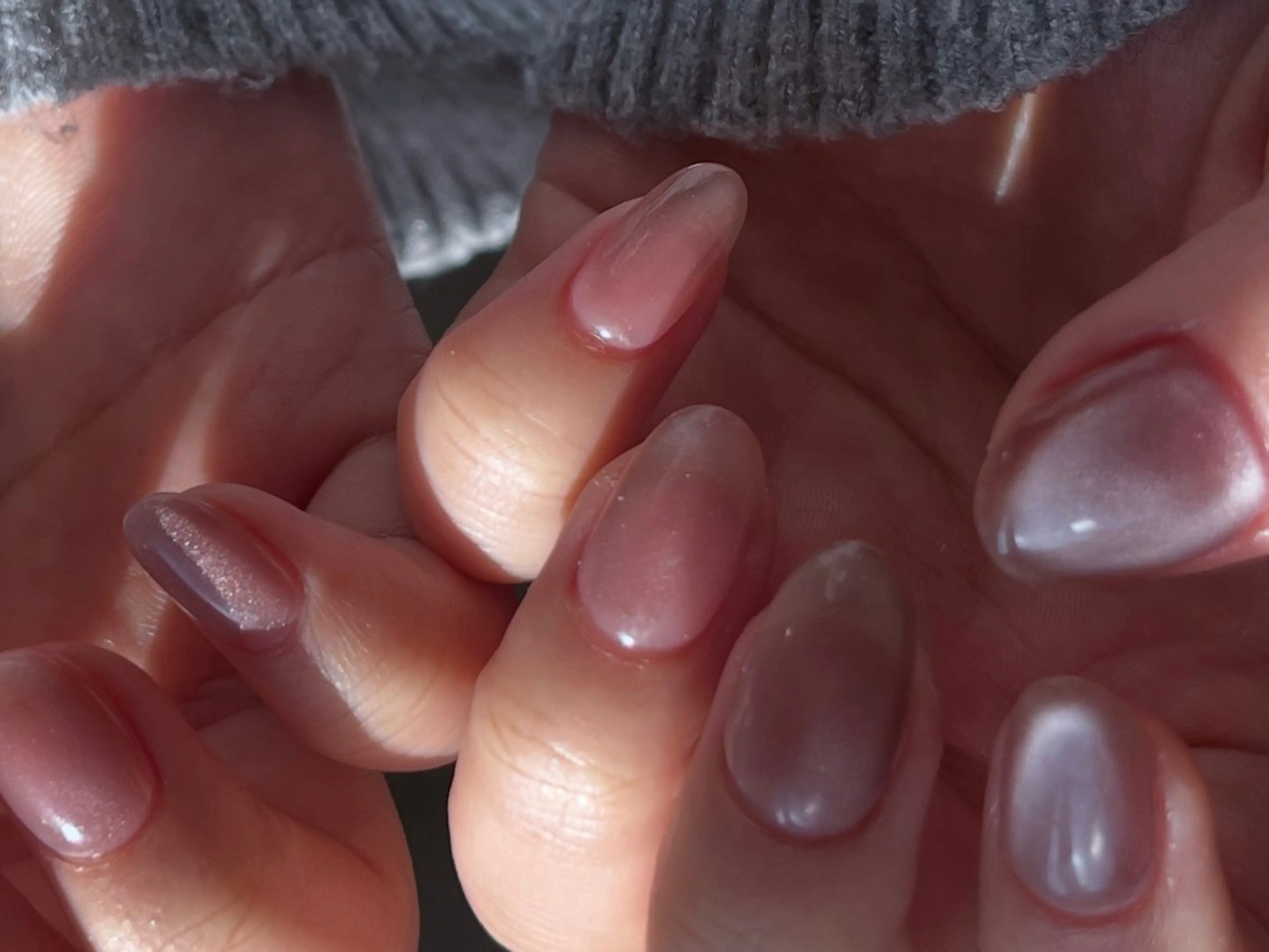 ネイル 氷ネイル・うるうるネイル ハンドネイル repos所属・repos 金山ネイルサロンのネイルデザイン