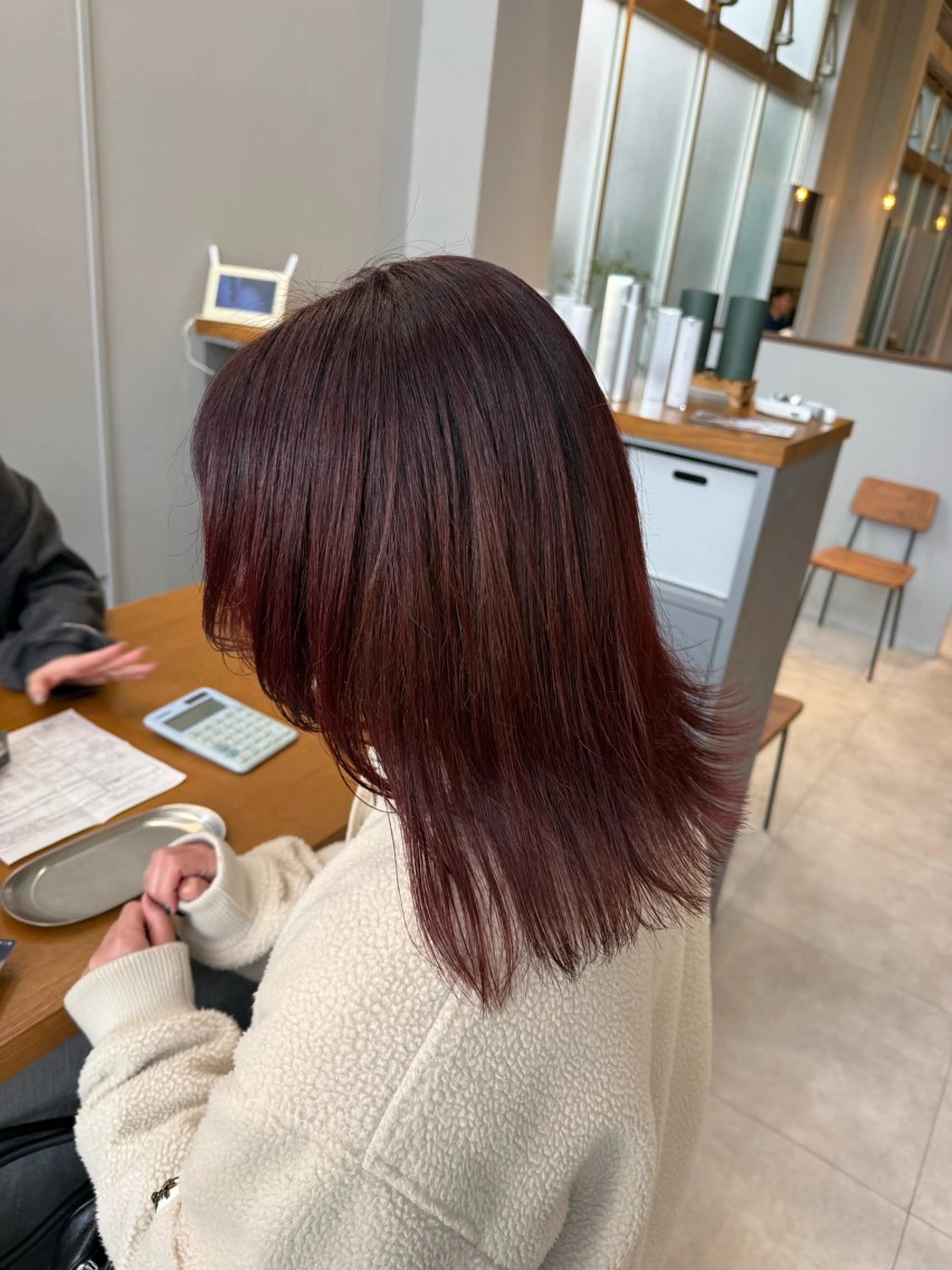 セミロング カラー グラデーションカラー カット ヘアカラー 富原崇太/高畑/中川 /透明感カラーのヘアスタイル