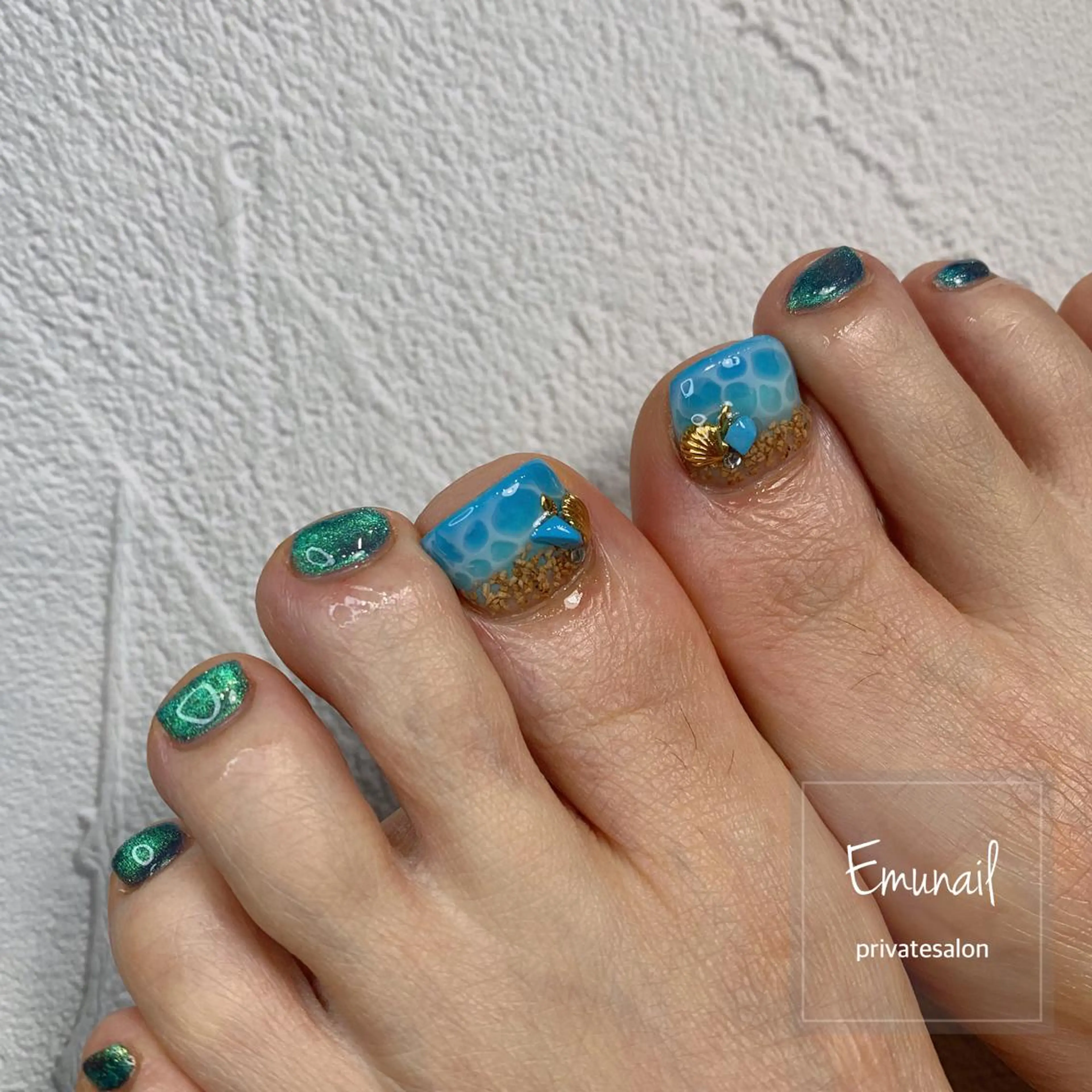 ネイル フットネイル Emu Nailのネイルデザイン