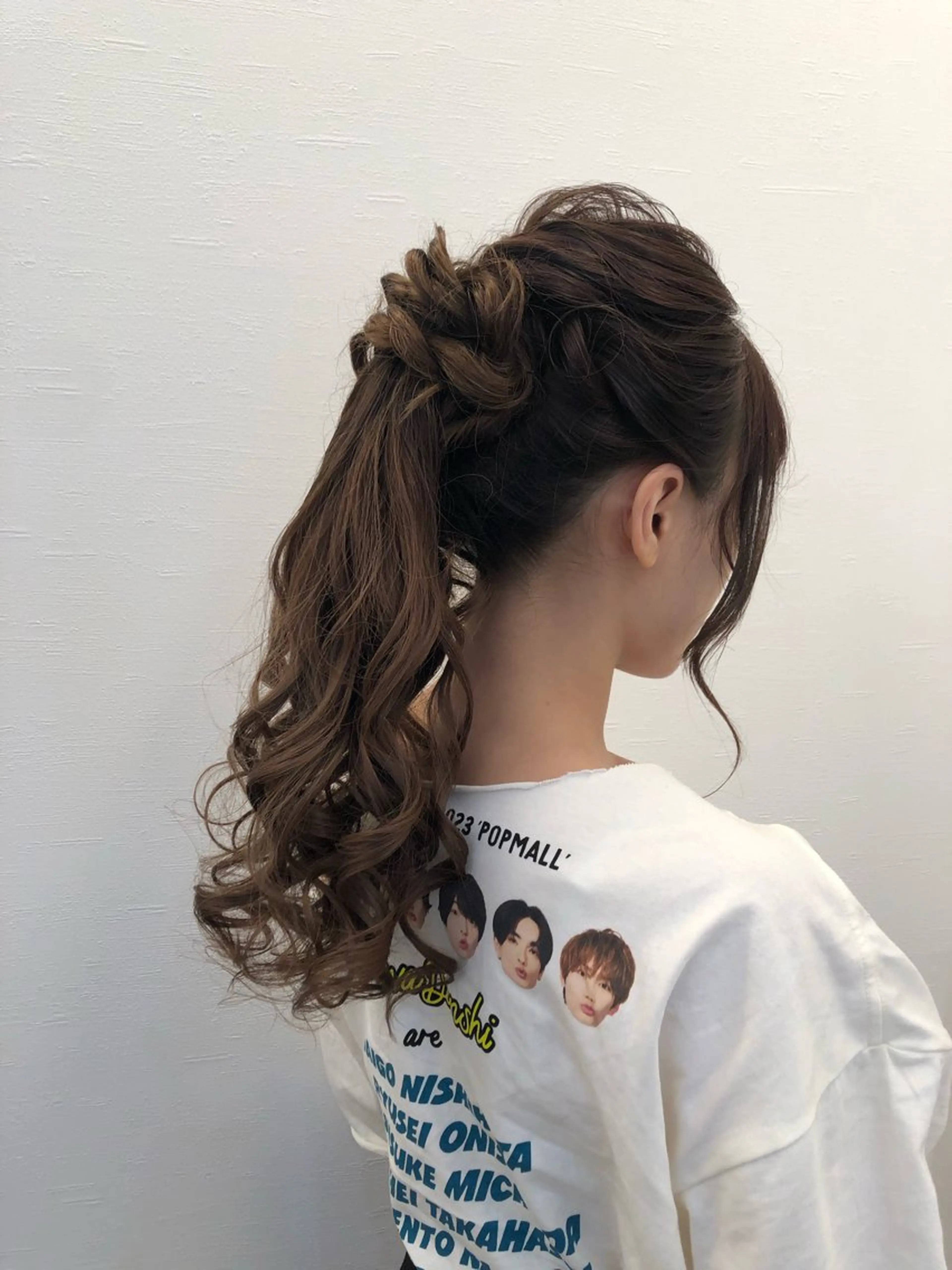 ヘアアレンジ ツノガイ エリのヘアスタイル