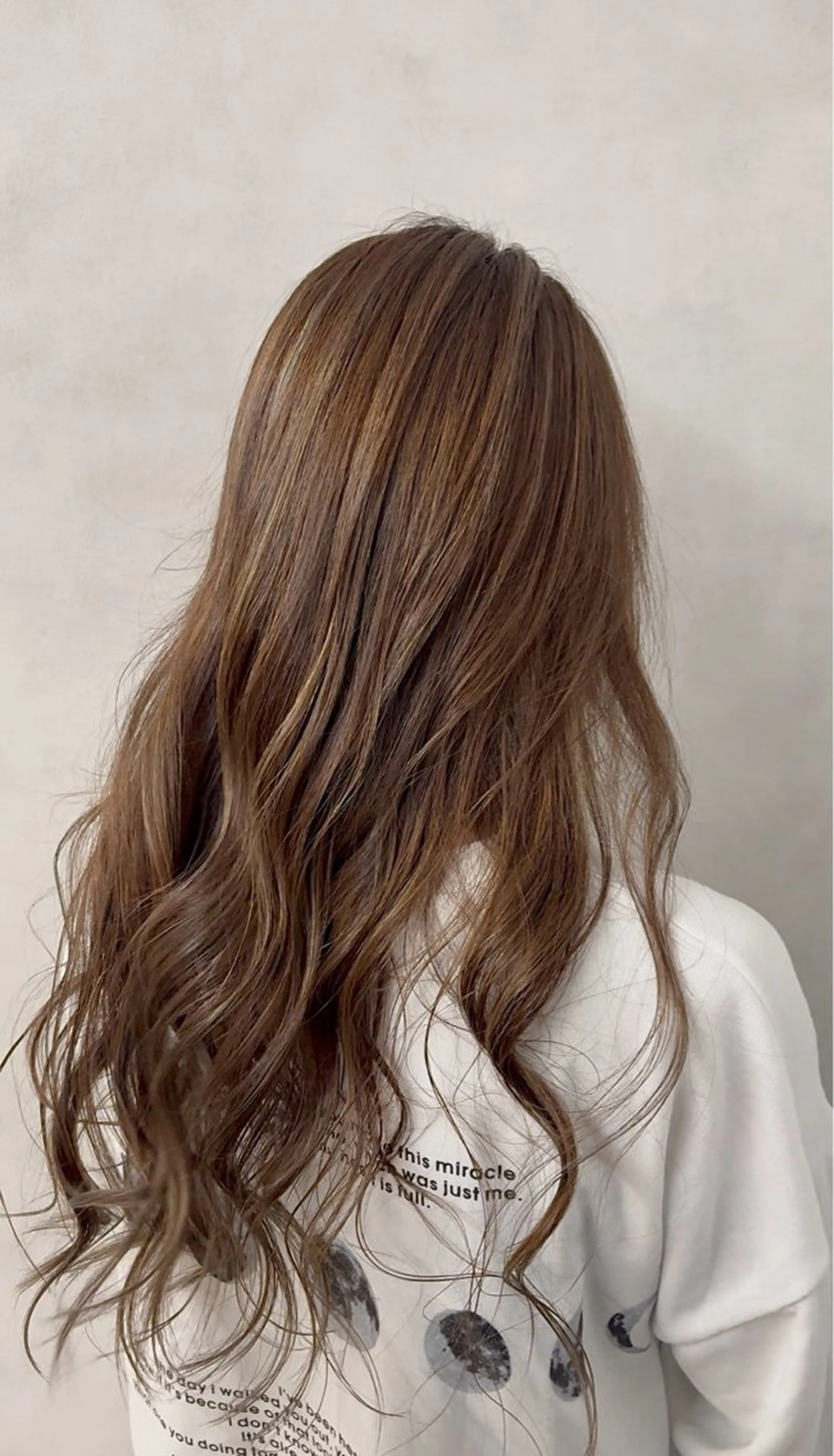 ロング ハイライト ヘアカラー haku【津久野店】 ERIKAのヘアスタイル