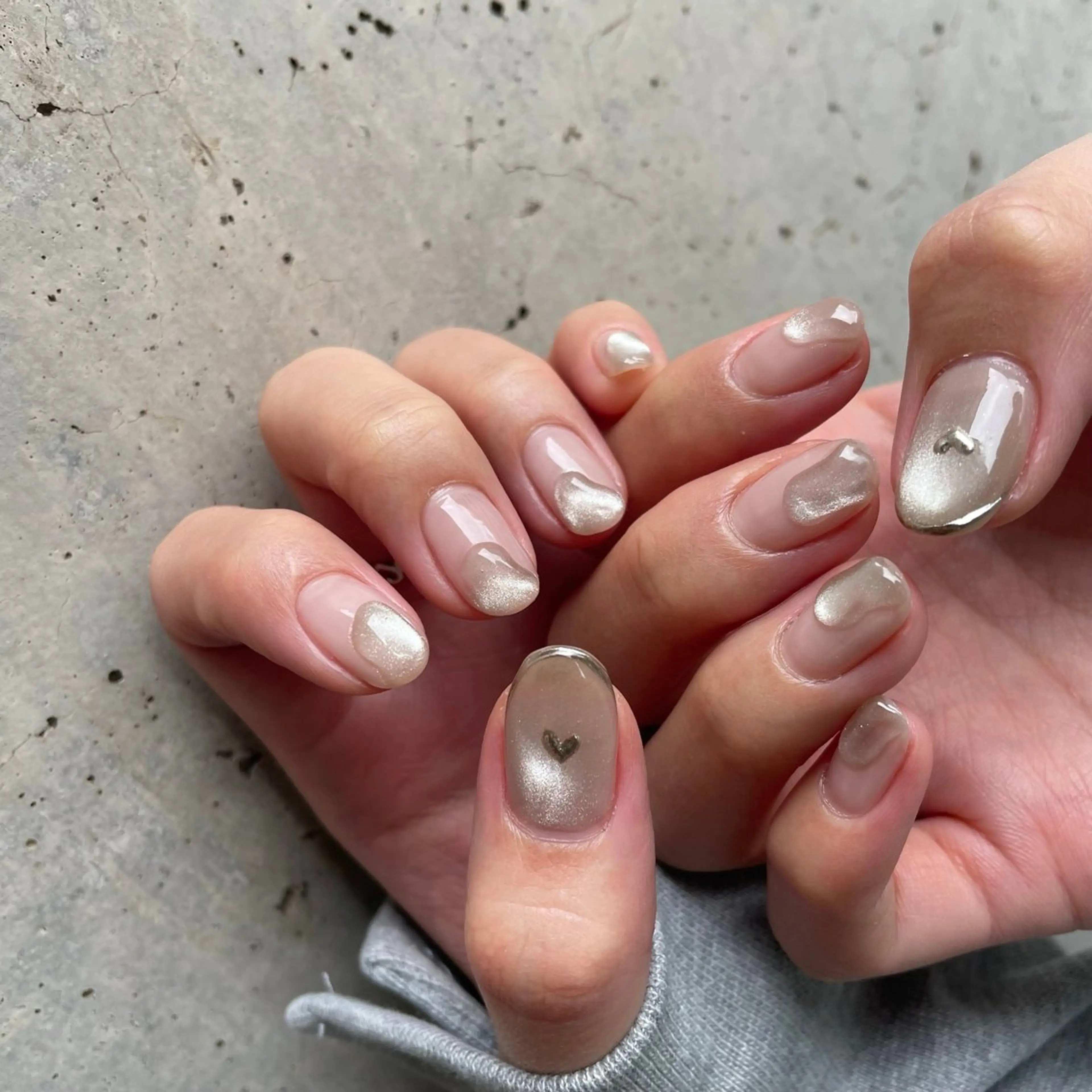 ネイル アートネイル ニュアンスネイル nailroom own所属・mako (own)のネイルデザイン