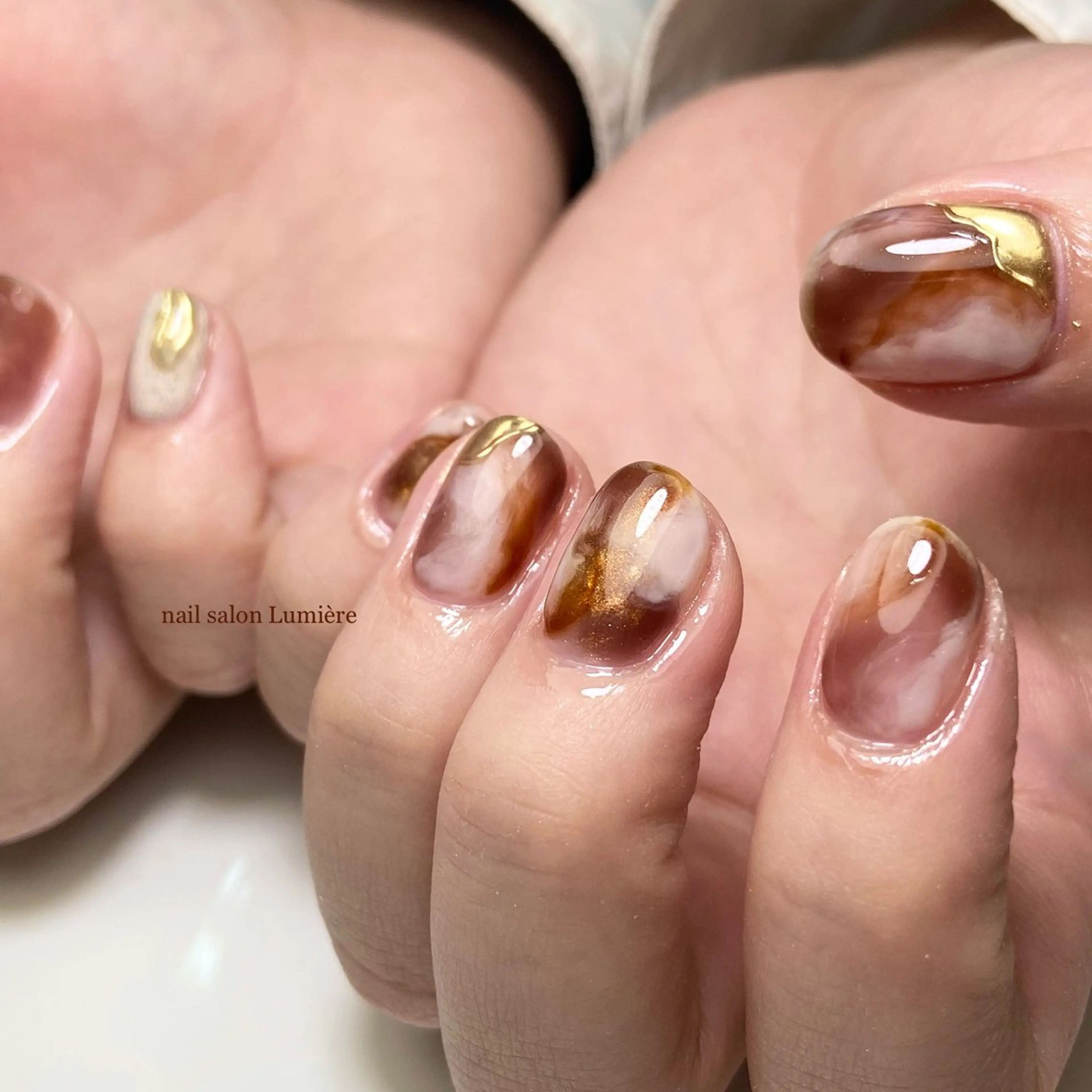 ネイル ハンドネイル nail salon Lumièreのネイルデザイン