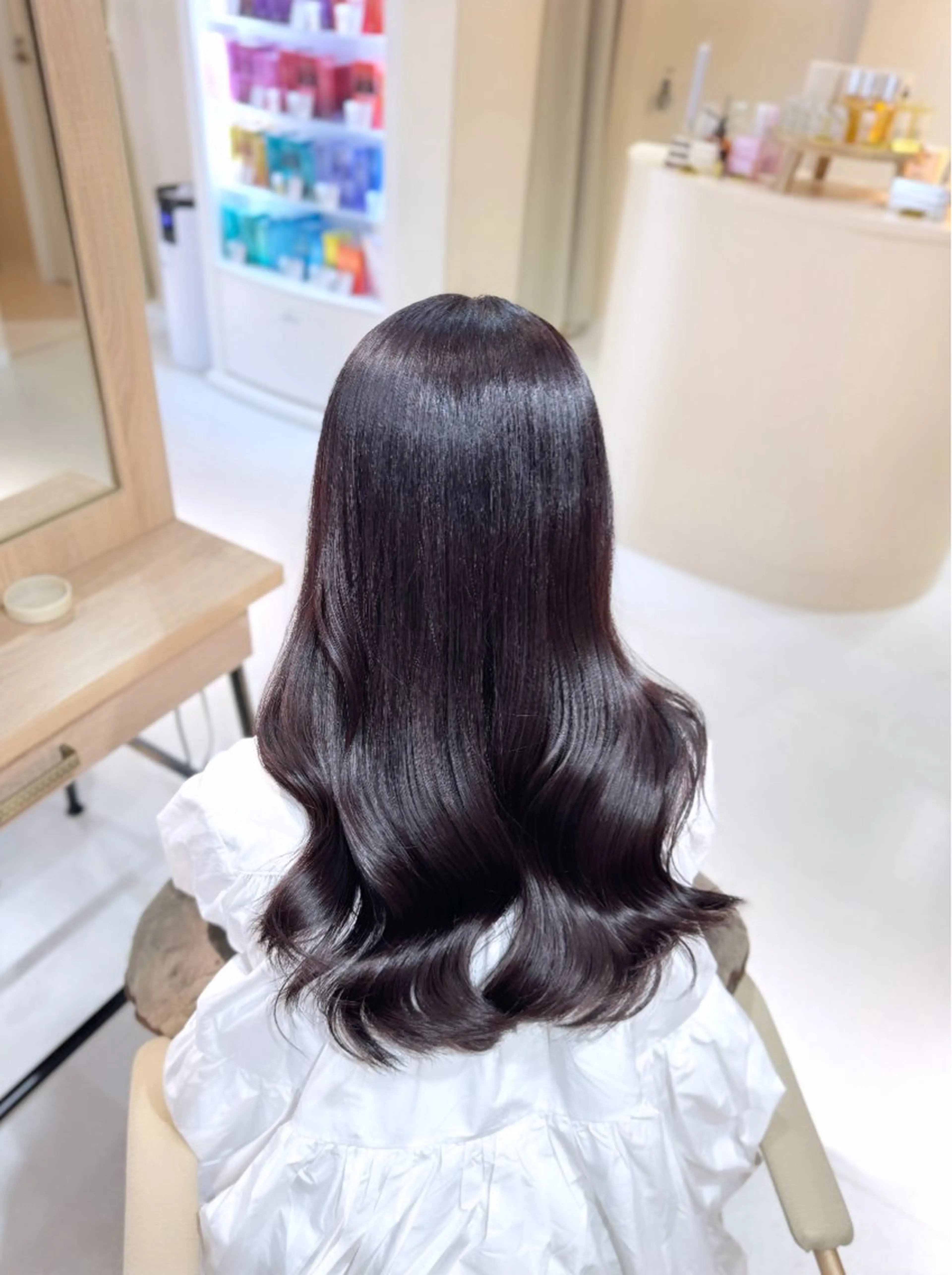 【人気No.2】全体カット+簡単髪質改善カラー+トリートメント ¥8,500の写真