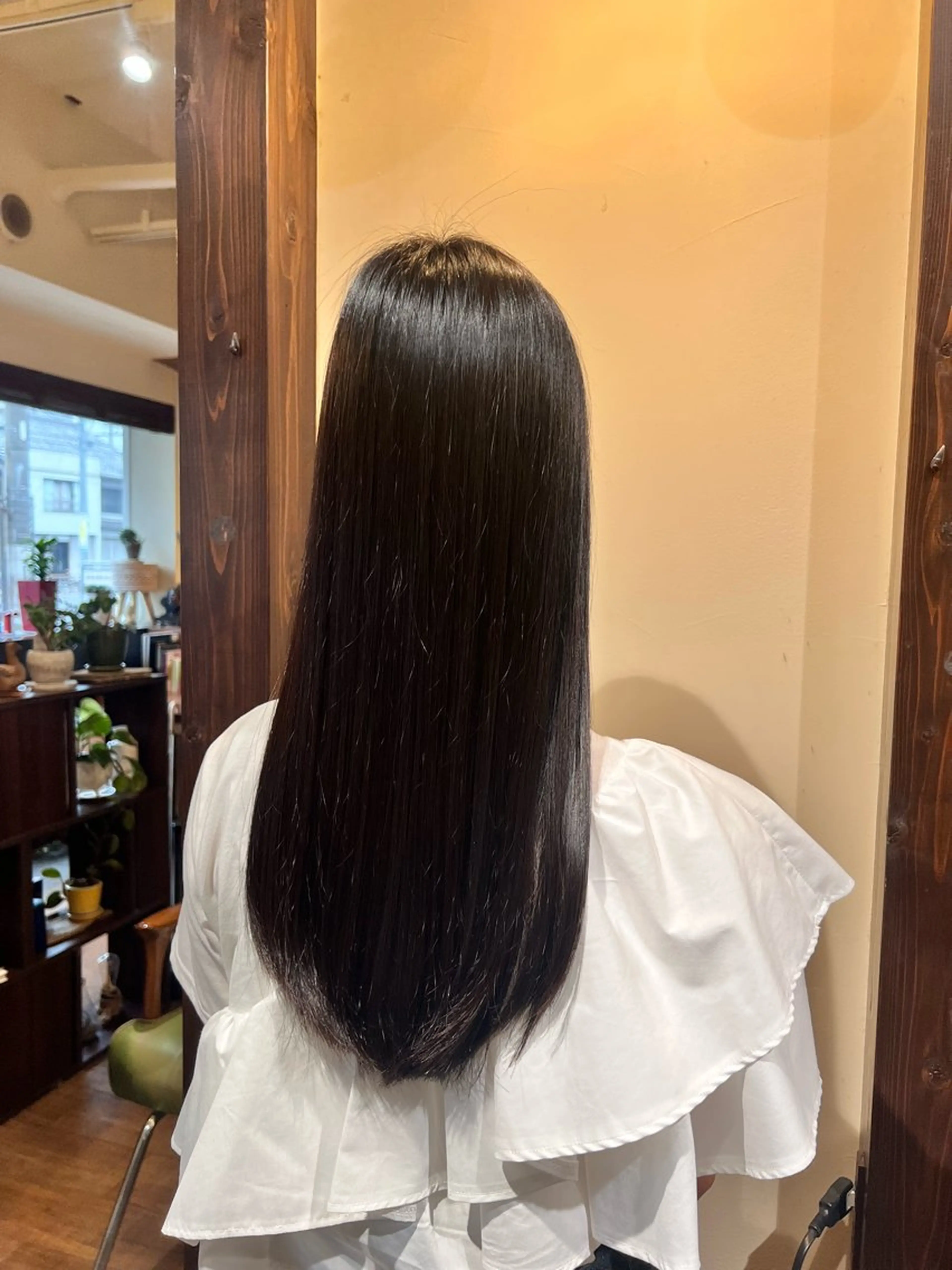 ロング 酸性ストレート まゆ/髪質改善 ストレート/スパ🫧のヘアスタイル