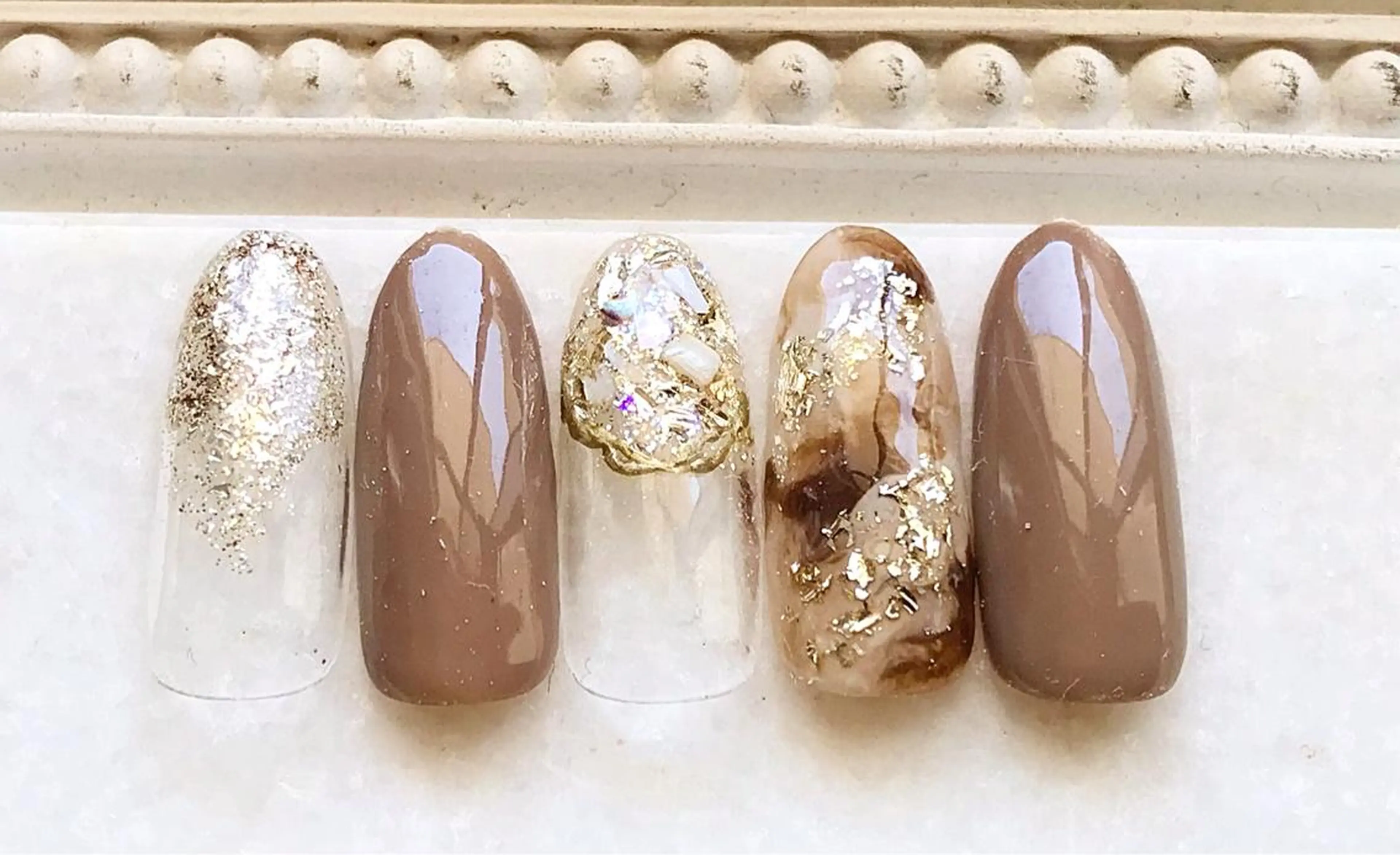 ネイル ジェルネイル パラジェル ハンドネイル Satomi  のネイルデザイン