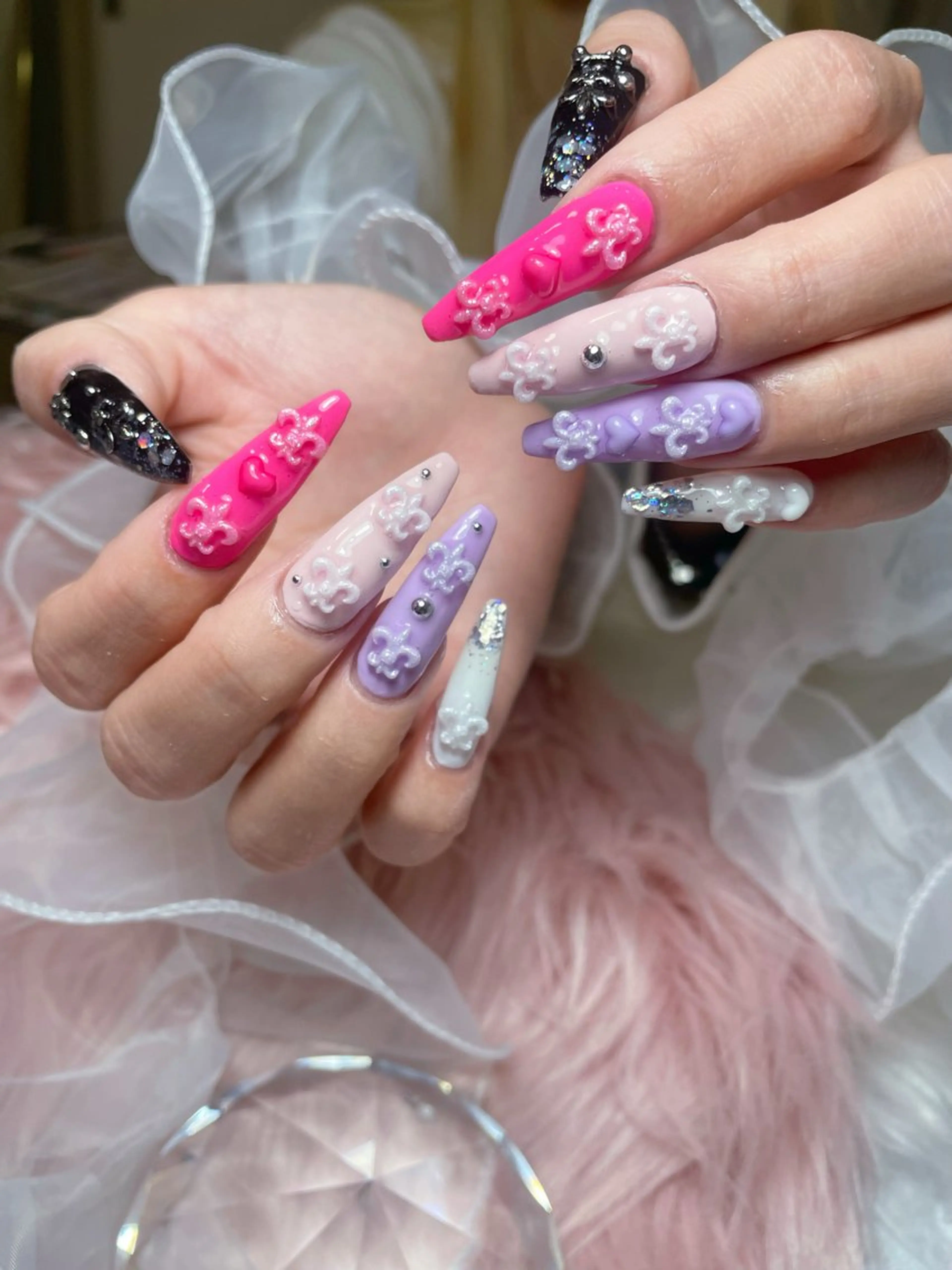 ネイル ハンドネイル salon luge あめ🍬のネイルデザイン