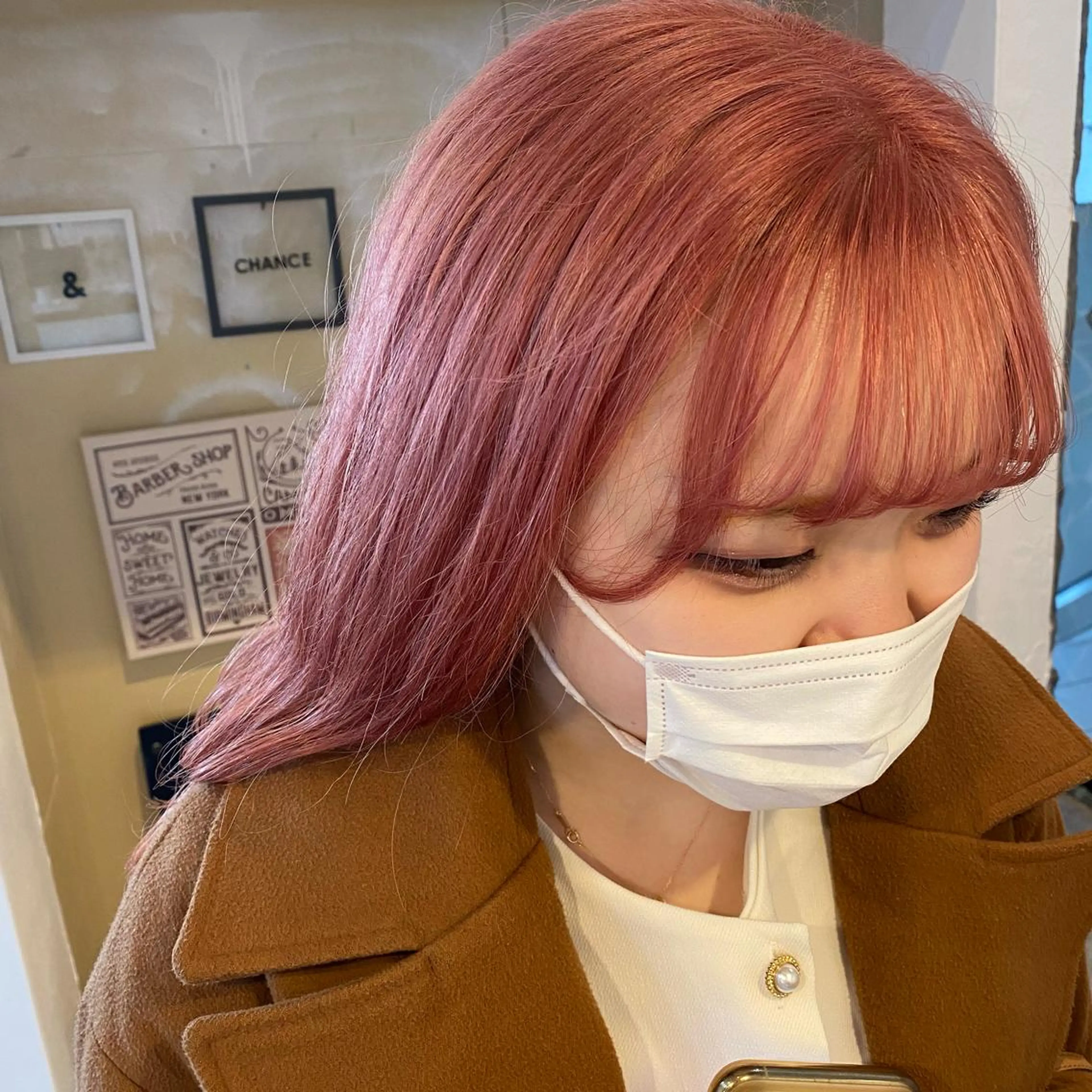 セミロング 今井 悠菜のヘアスタイル