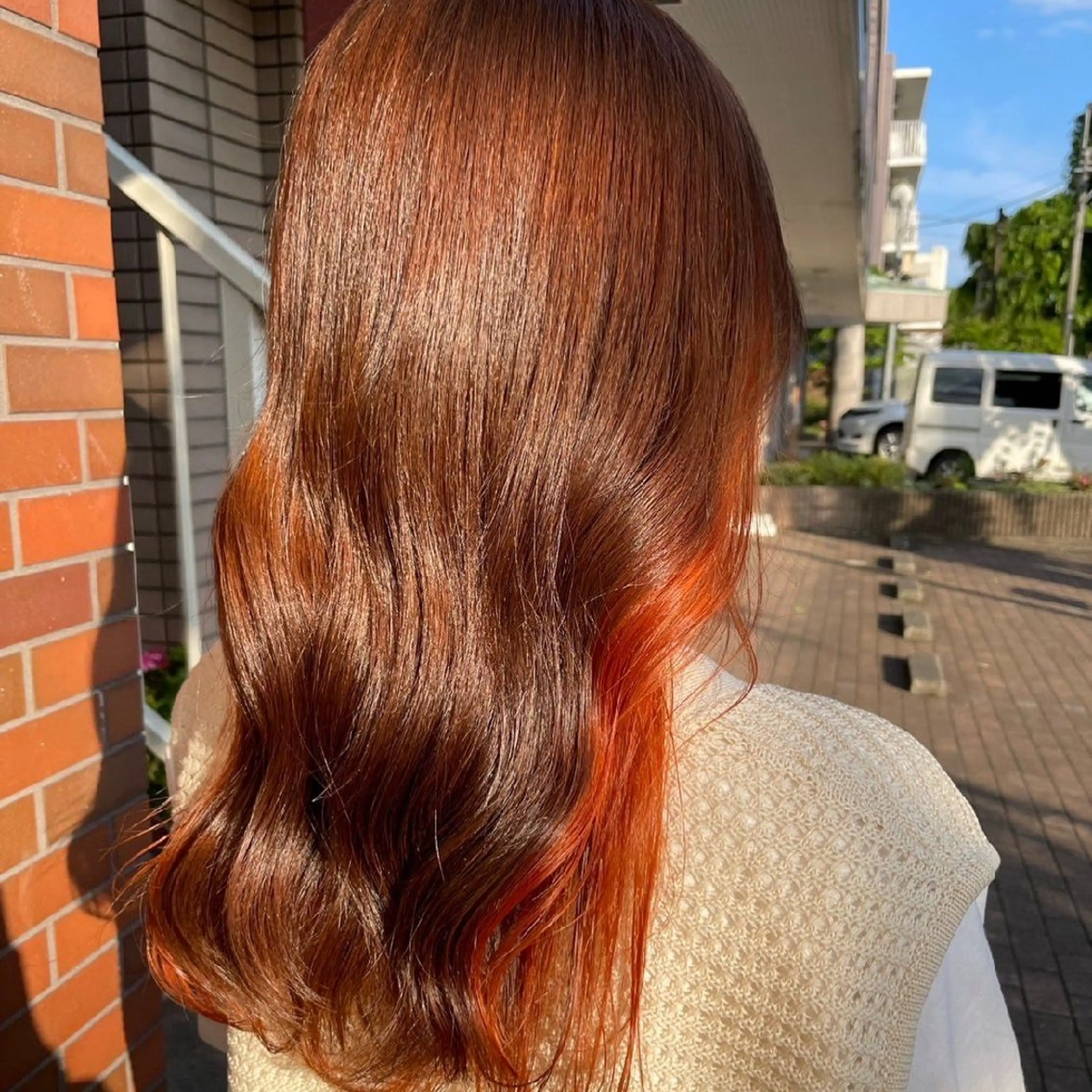 カラー 無料モデル募集中🫧 田村 羽夏のヘアスタイル