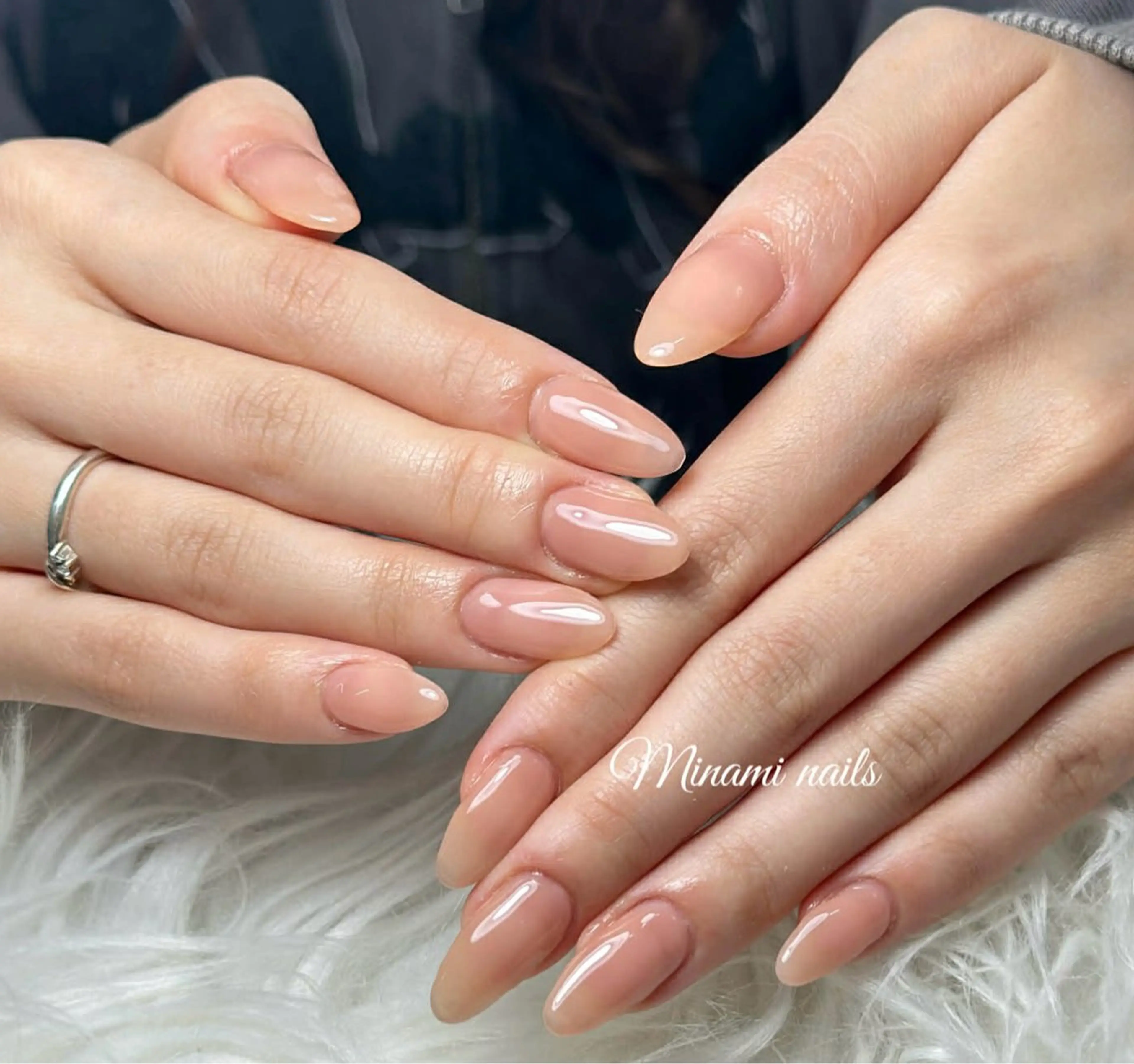 ネイル アートネイル オーロラネイル ガーリー キラキラネイル 韓国ネイル ハンドネイル Minami Nailsのネイルデザイン