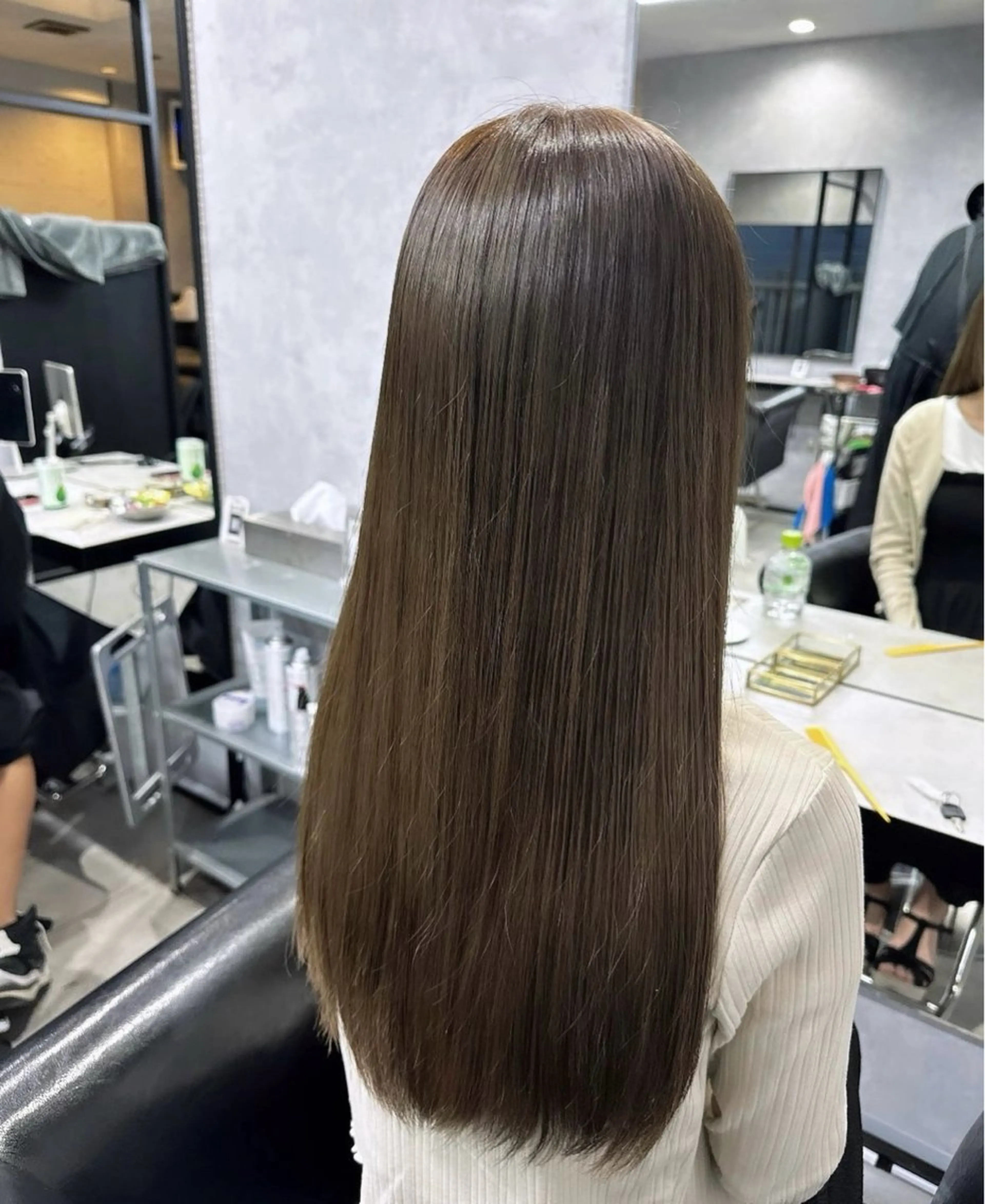 ロング 縮毛矯正 【原宿プルエクステ】 NANAMIのヘアスタイル