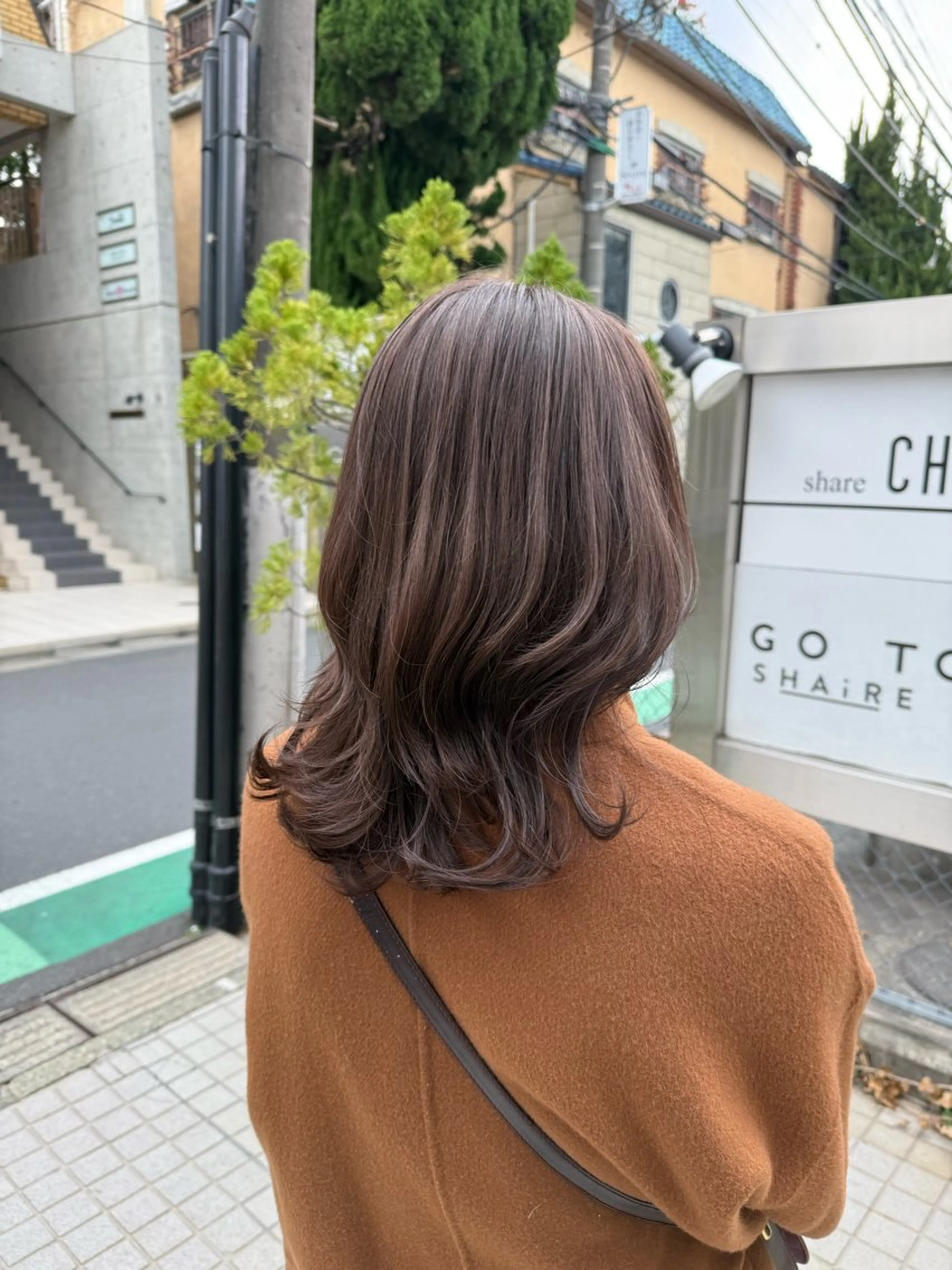 ミディアム カラー 似合わせヘア🫶🏻 つきいてるみのヘアスタイル