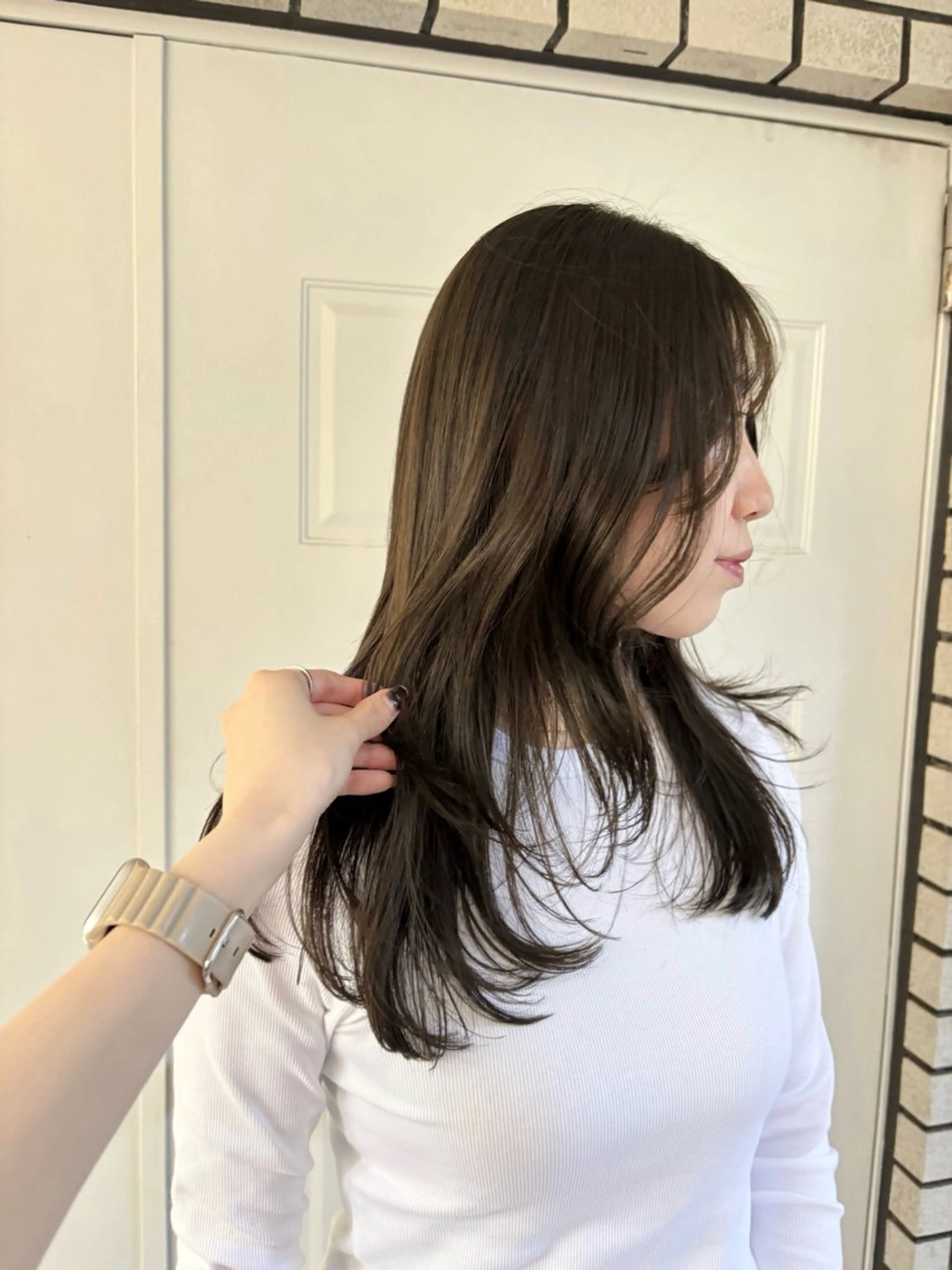 ロング カラー カット ヘアカラー トリートメント ボブ&顔まわりレ イヤー♡TOMOE♡のヘアスタイル