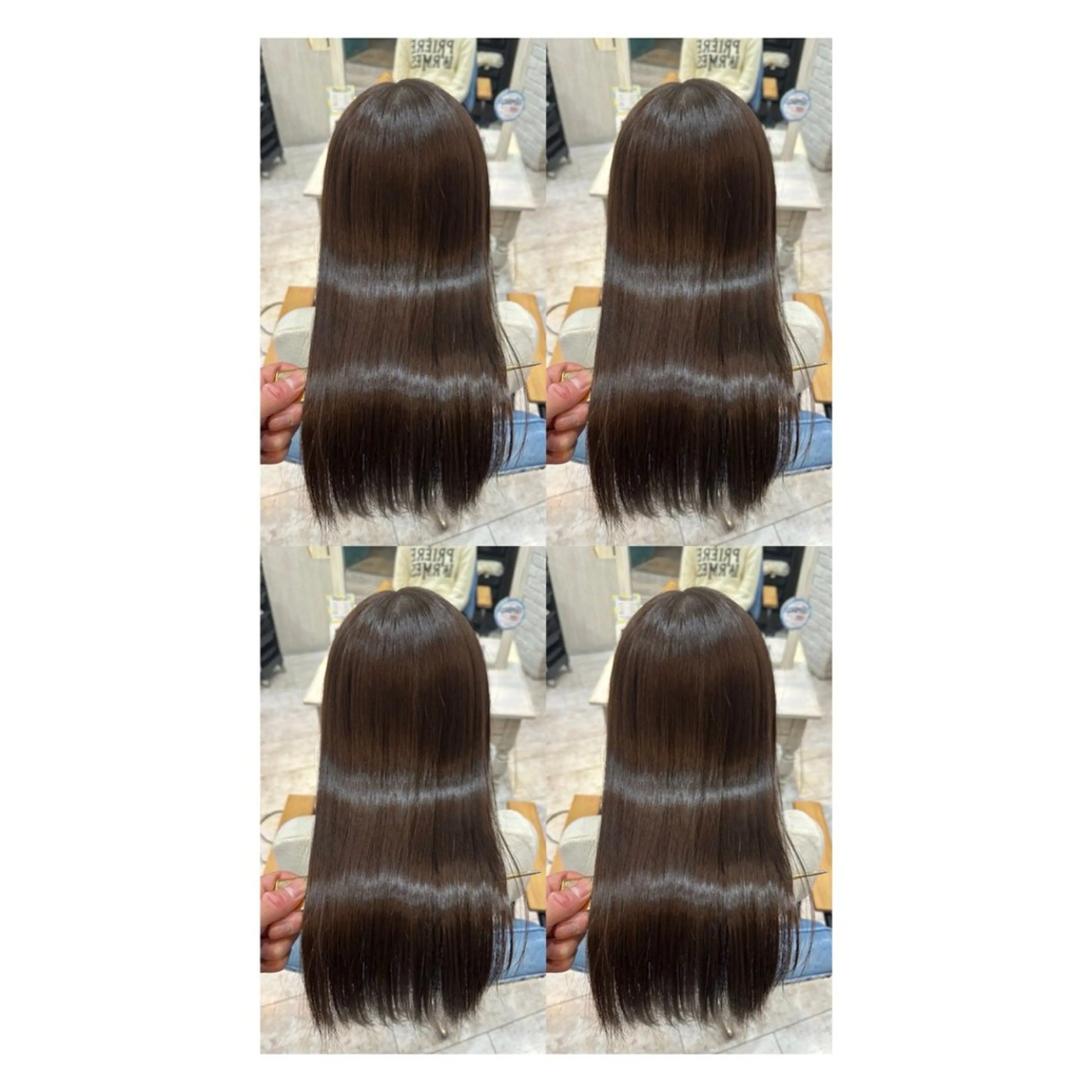 ロング カラー 透明感カラー 髪質改善 縮毛矯正 トリートメント ヘアカラー トリートメント 店長✨レイヤー✖️ 髪質改善✖️韓国ヘアのヘアスタイル