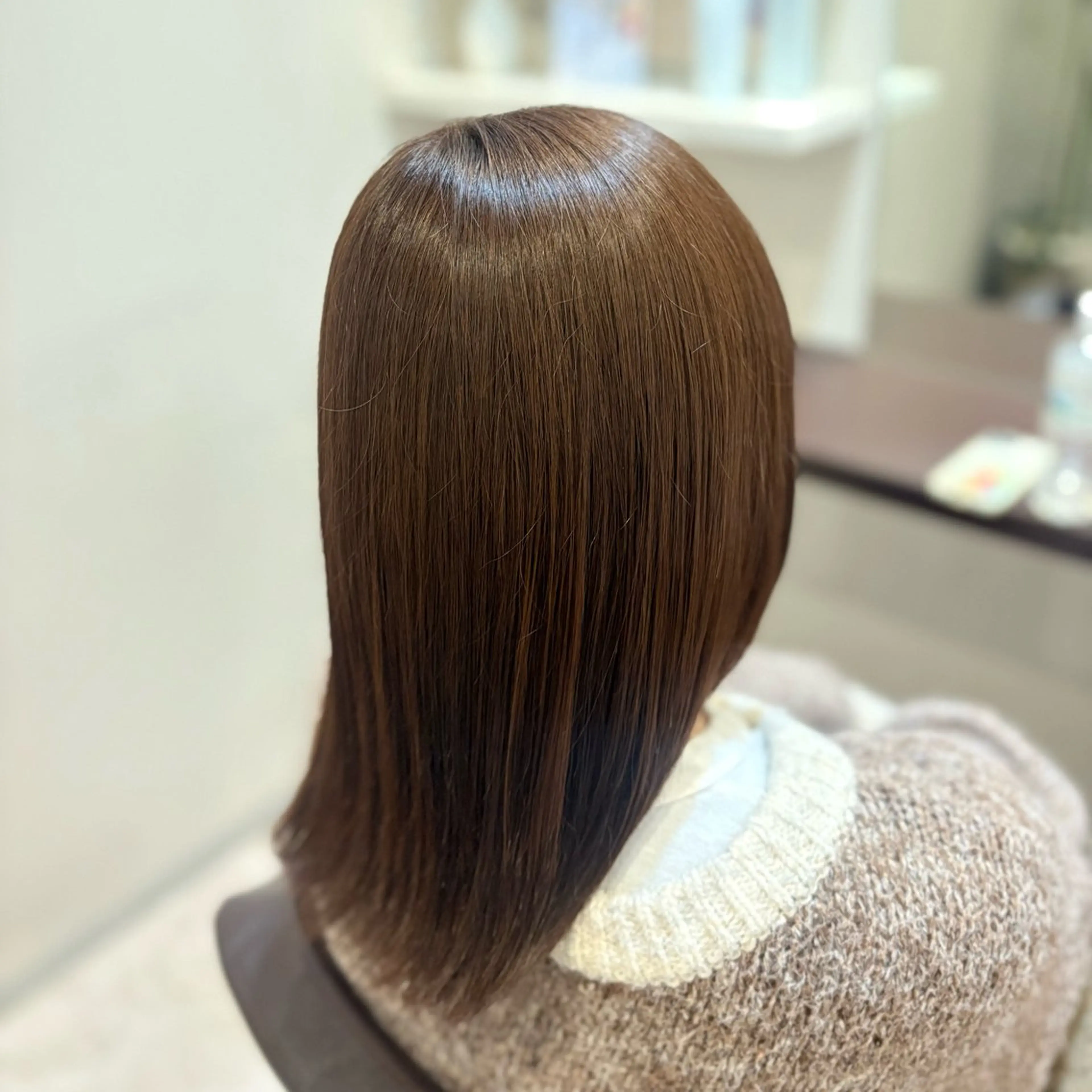 ロング カット ヘアカラー トリートメント 山下ちひろ/似合わせ /髪質改善/縮毛矯正のヘアスタイル