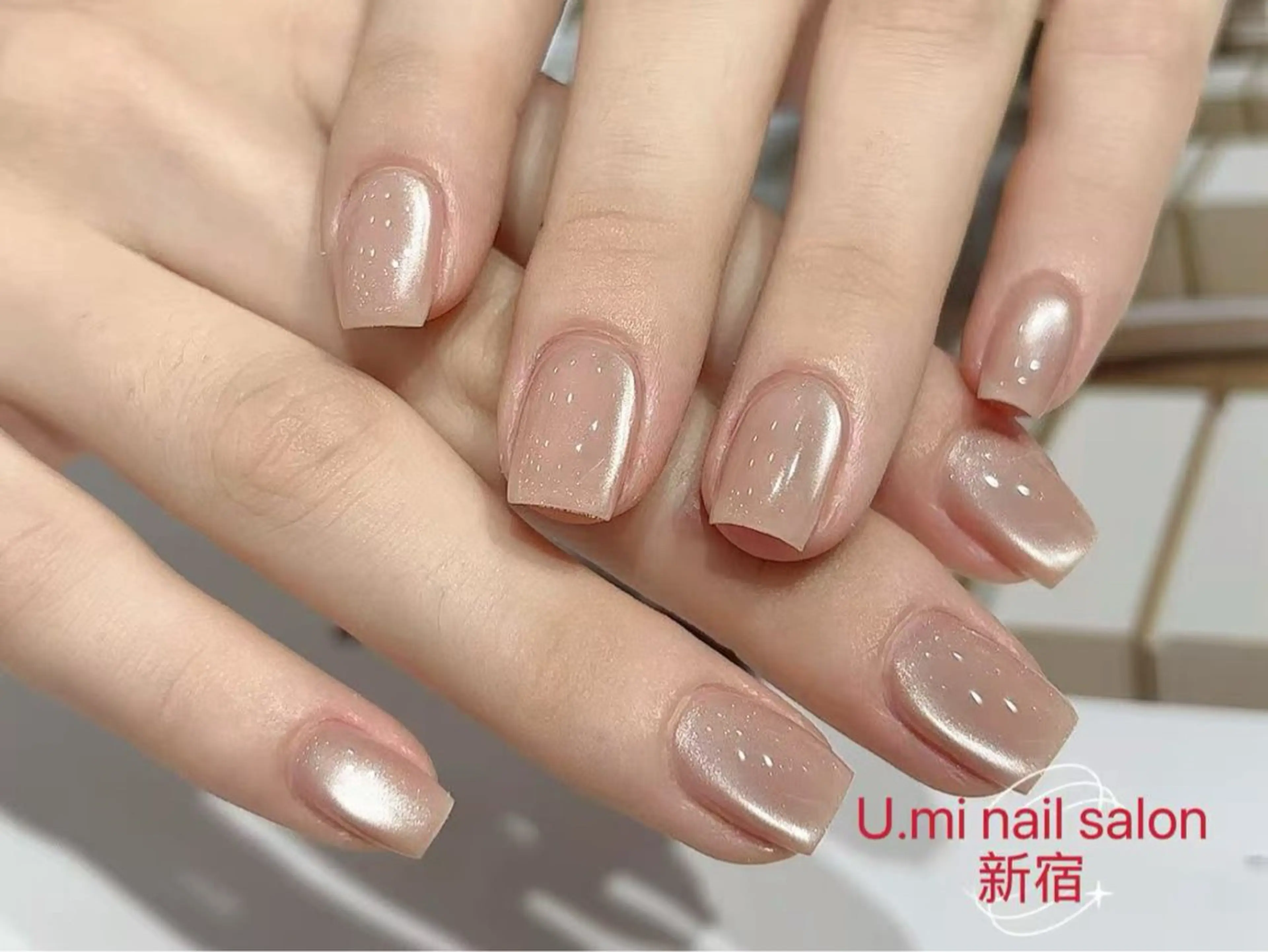 ネイル ボルドー チークネイル 長さ出し フレンチネイル ジェルネイル ハンドネイル uminail cocoのネイルデザイン