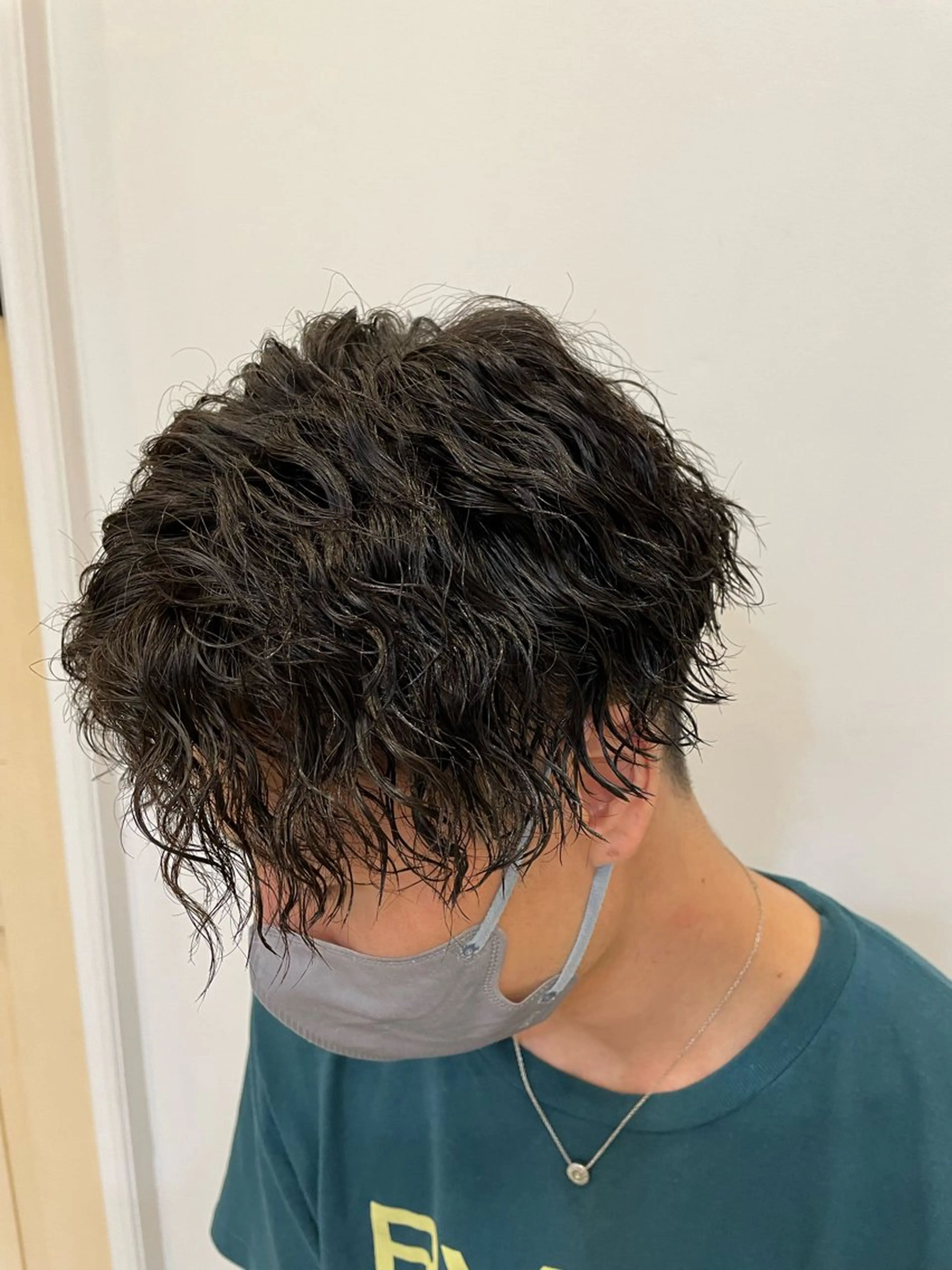 ショート パーマ メンズ 似合わせカット カット パーマ メンズ特化 波巻き ツイスパ 黒川 貴史のヘアスタイル