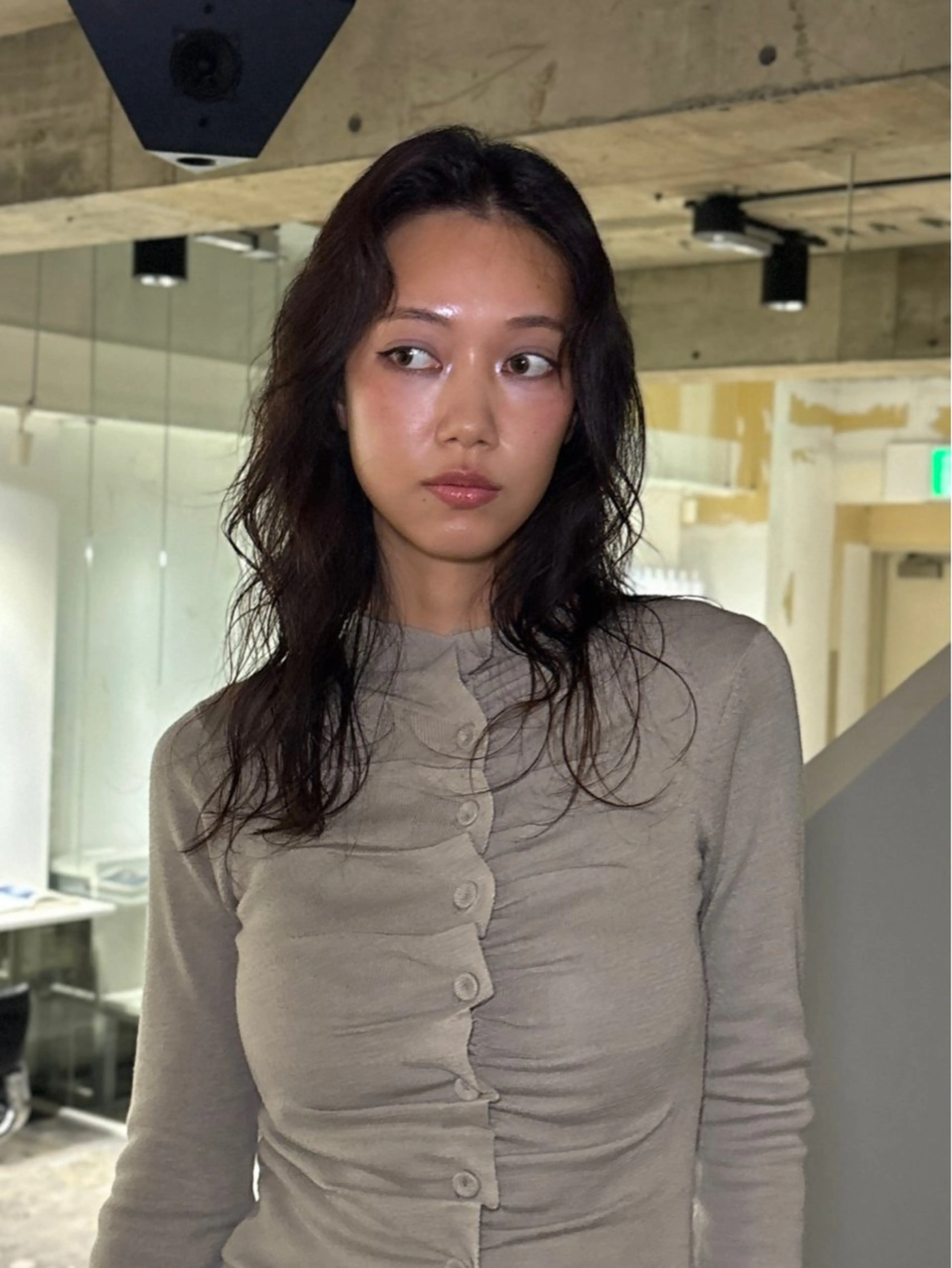 ミディアム カラー ヘアカラー sho 【ハイトーンカラー】のヘアスタイル