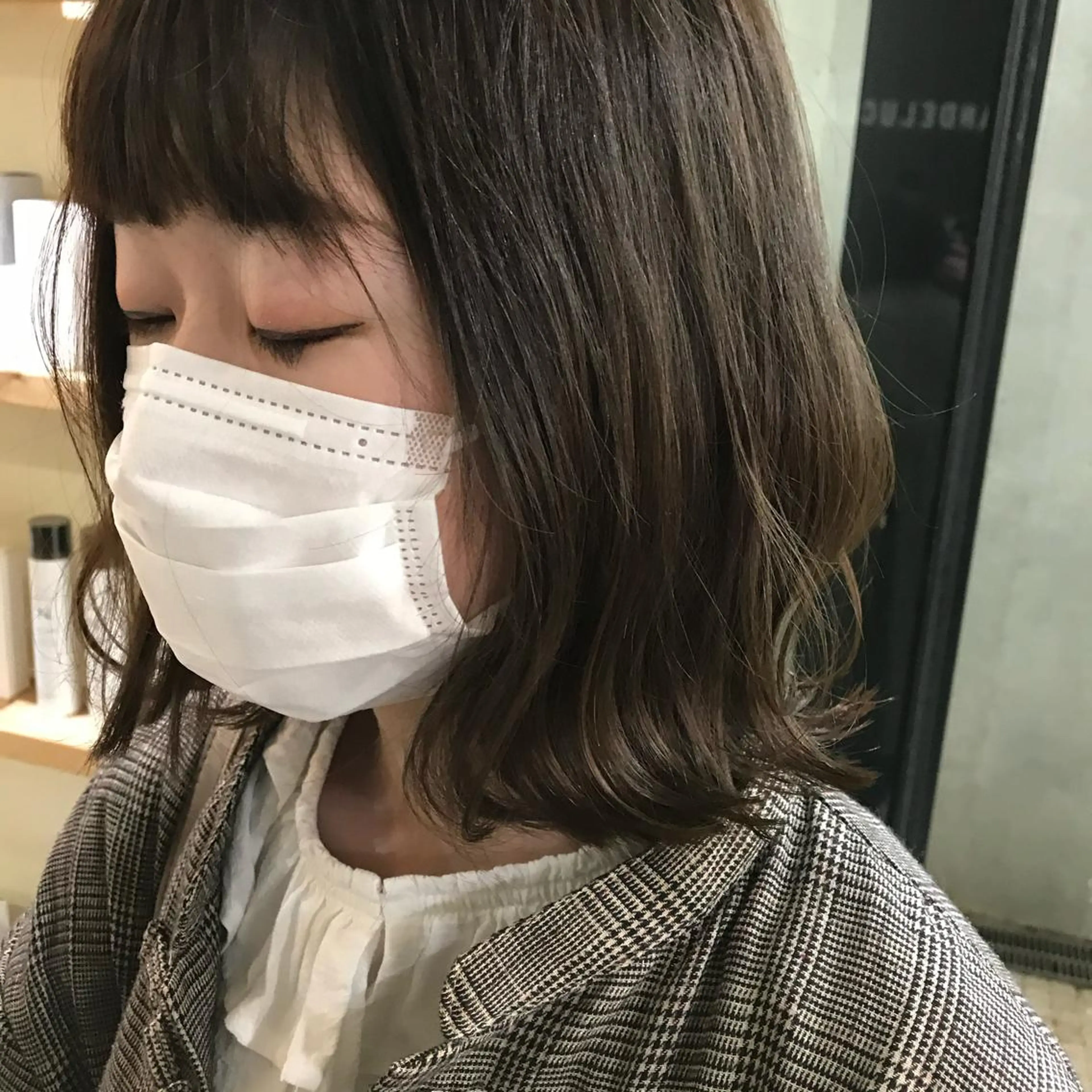 ミディアム カラー Shibata Mizukiのヘアスタイル