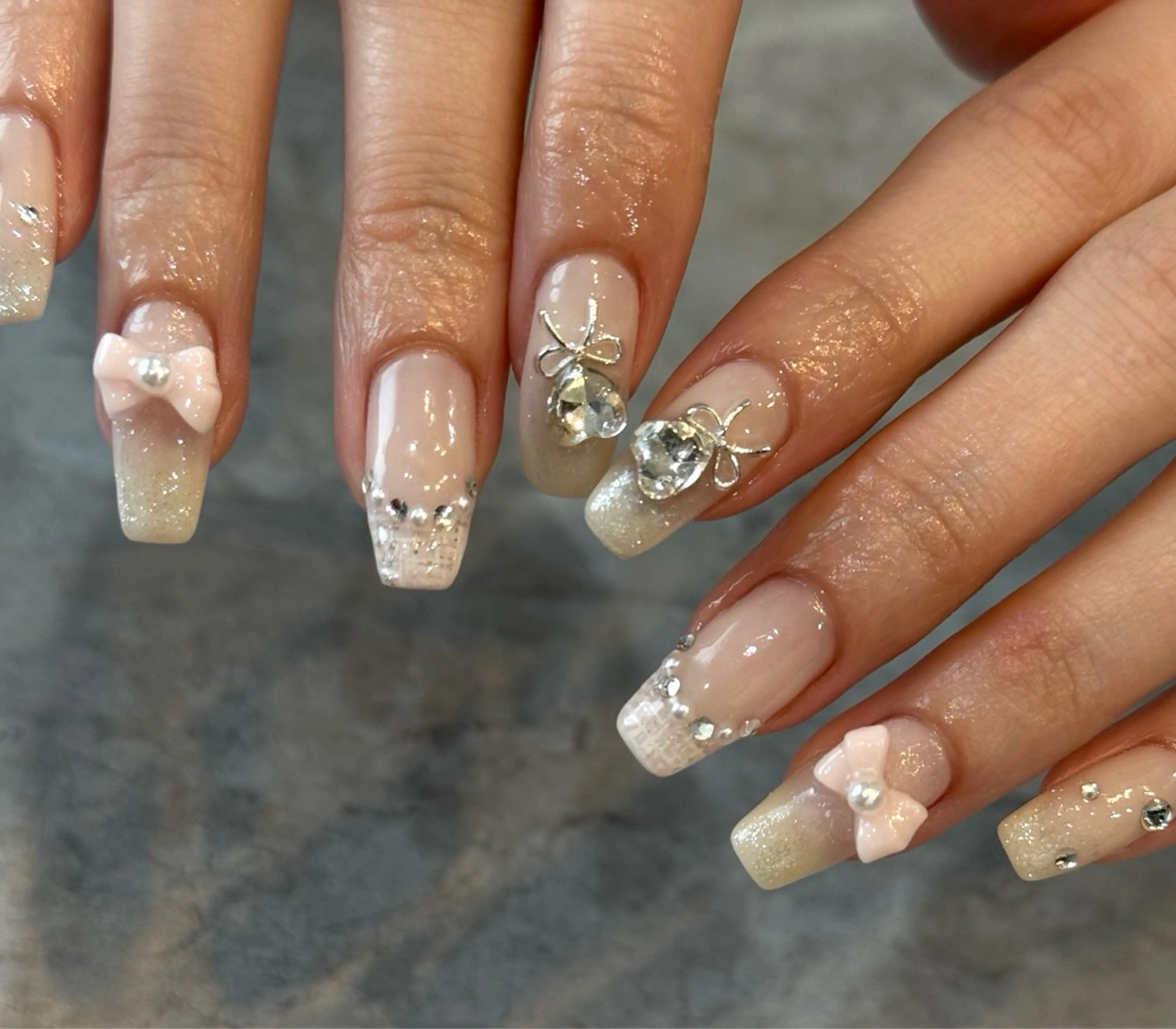 ネイル ツイードネイル ハンドネイル Blé nailのネイルデザイン