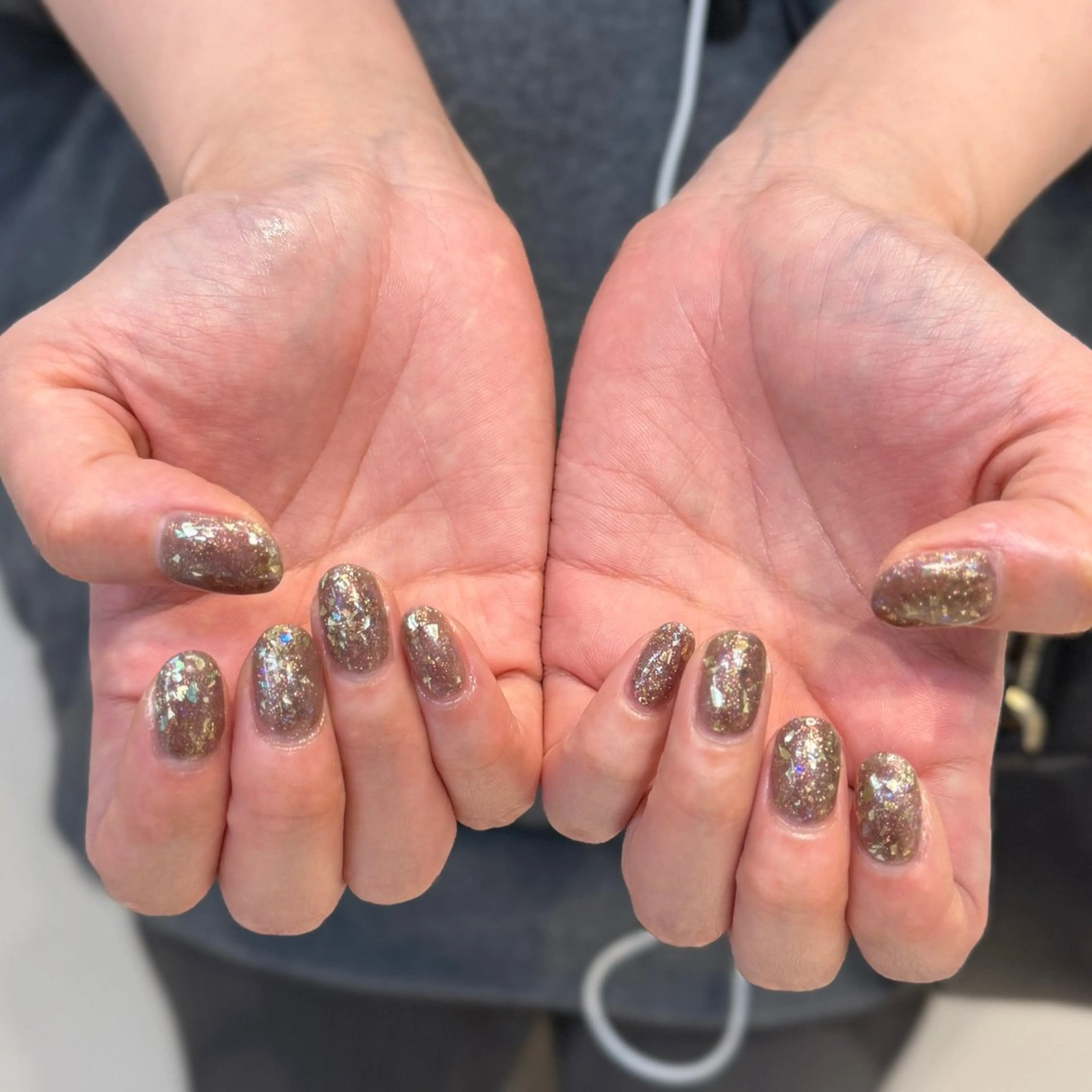 ネイル ホログラムネイル ニュアンスネイル ワンカラーネイル saki.K DEE yabaのネイルデザイン