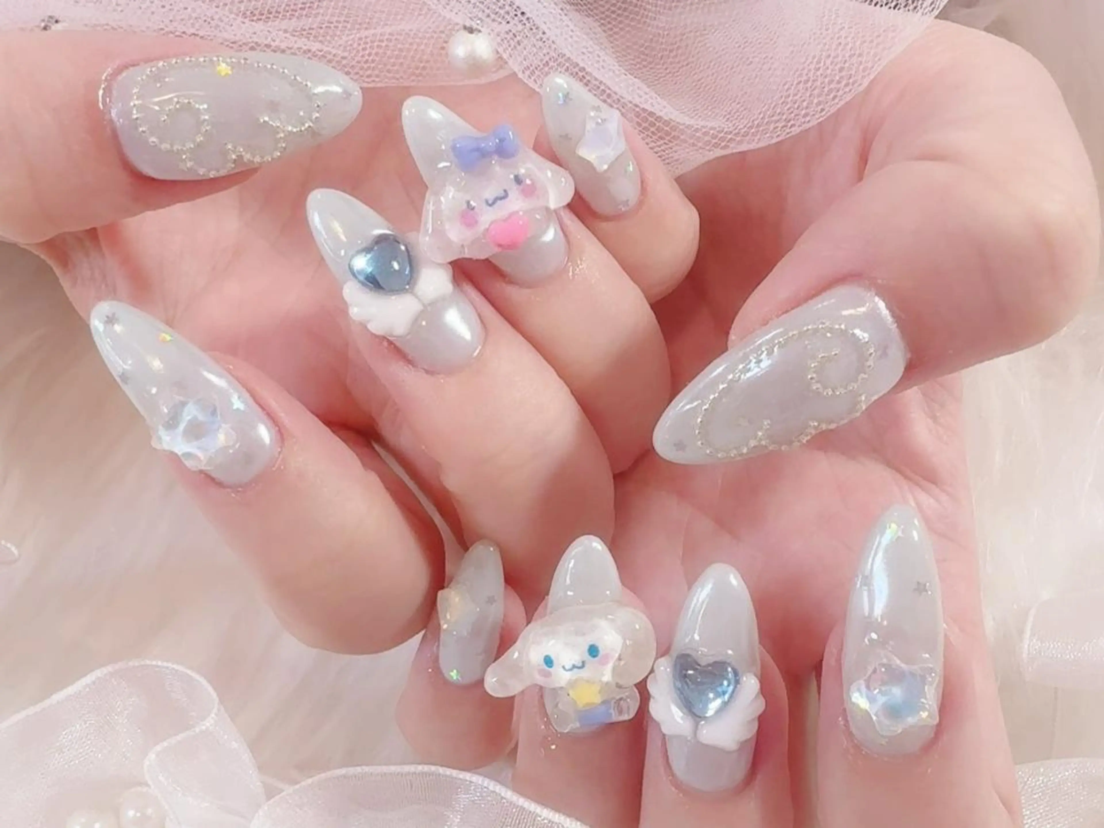 ネイル Milkyway☁️ 韓国ネイル/南堀江のネイルデザイン