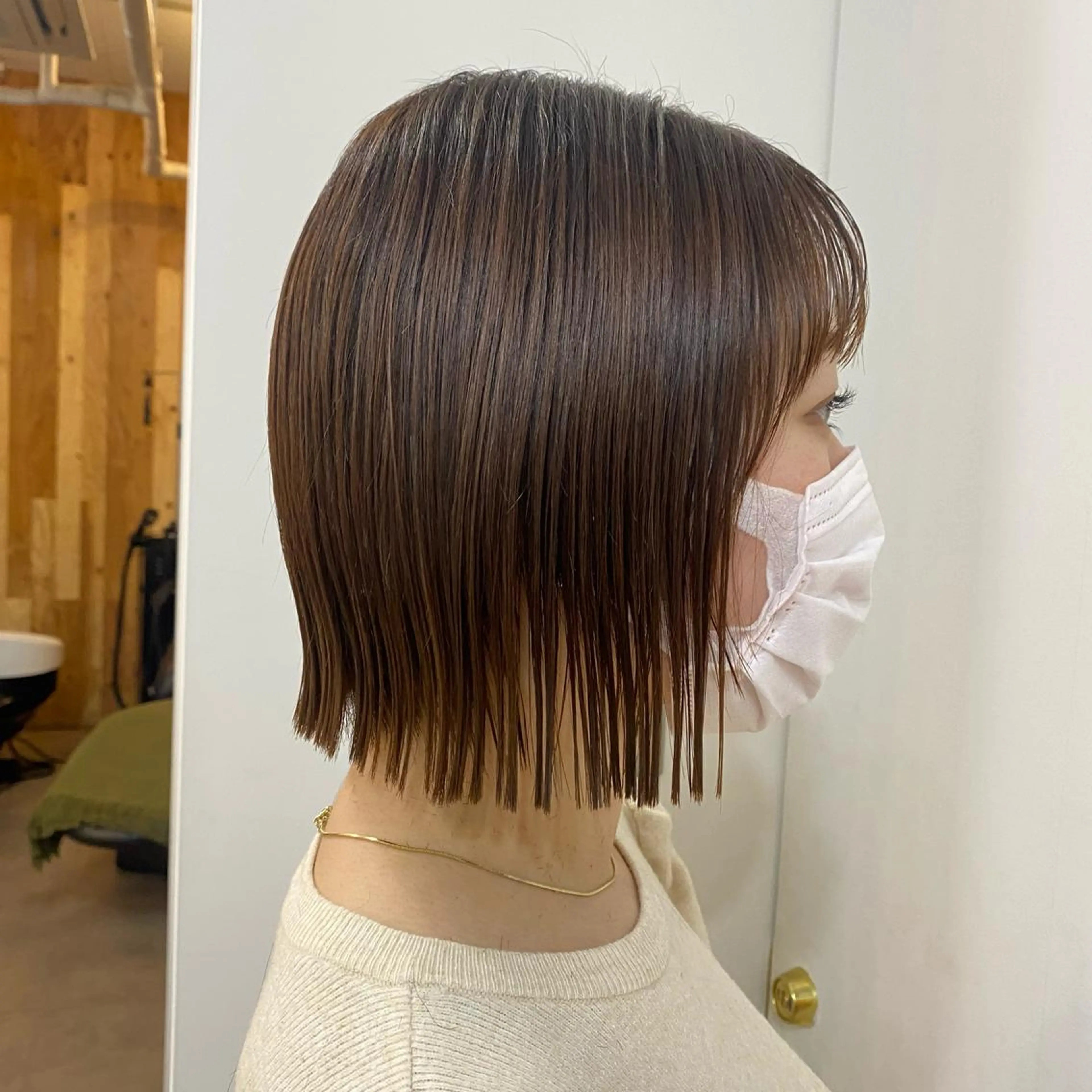 ショート カラー パーマ 🪭risa 暖色/レイヤー🪭のヘアスタイル