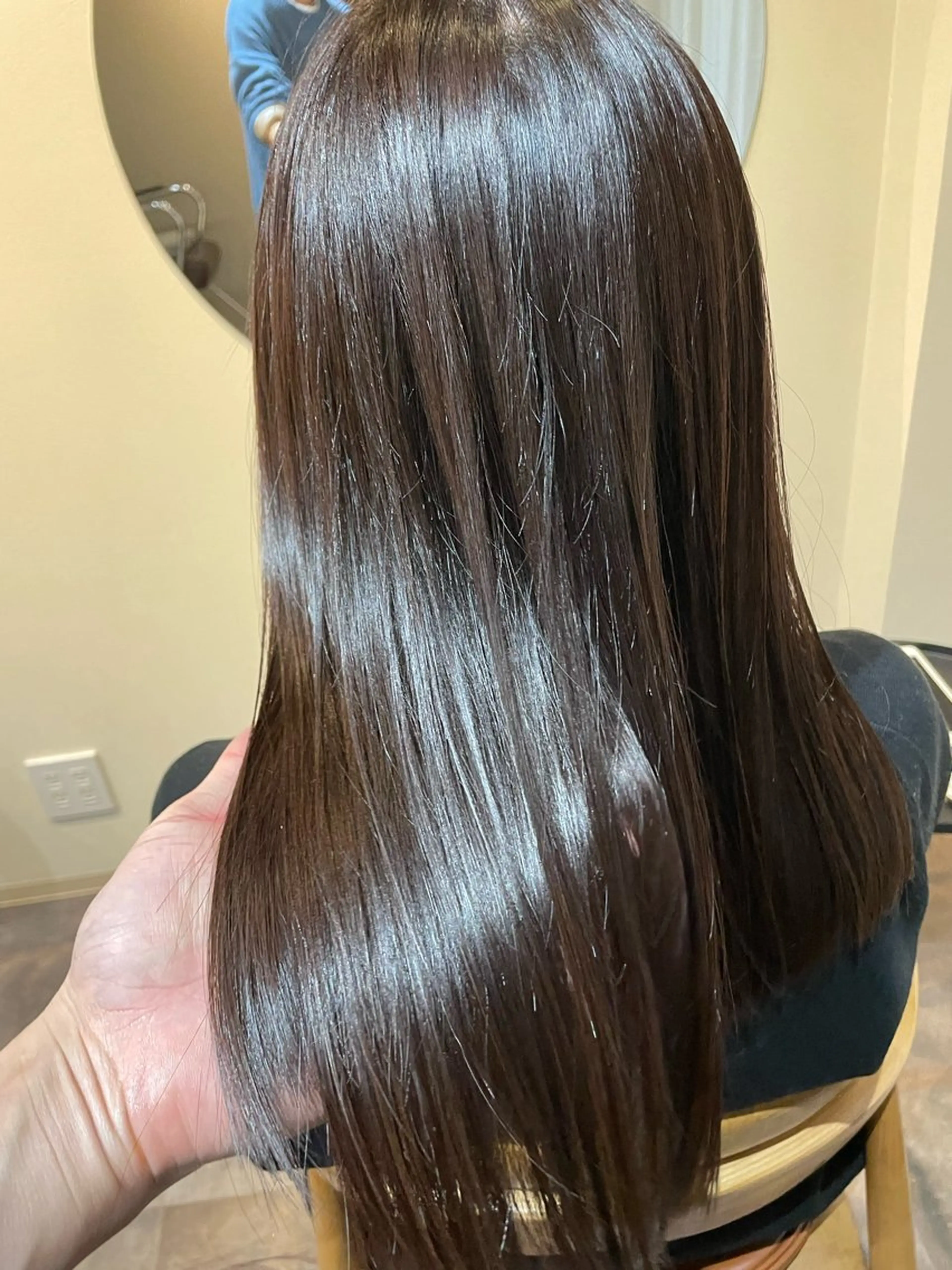 🦄カット＋根本ストレート(リタッチストレート)＋潤い3stepトリートメント【超音波アイロン付】の写真