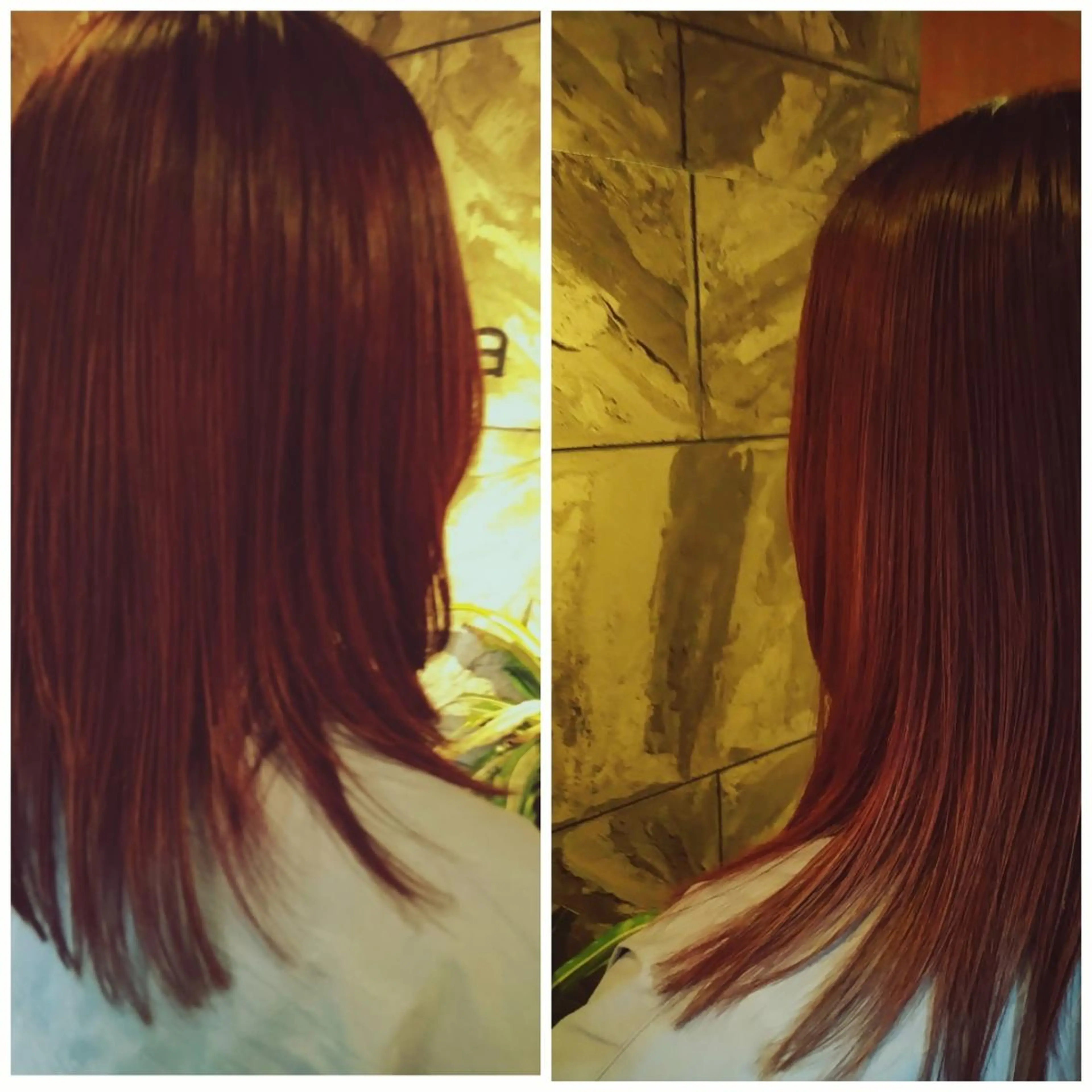 カラー セミロング カット ヘアカラー Crea所属・清水 旭美のヘアスタイル