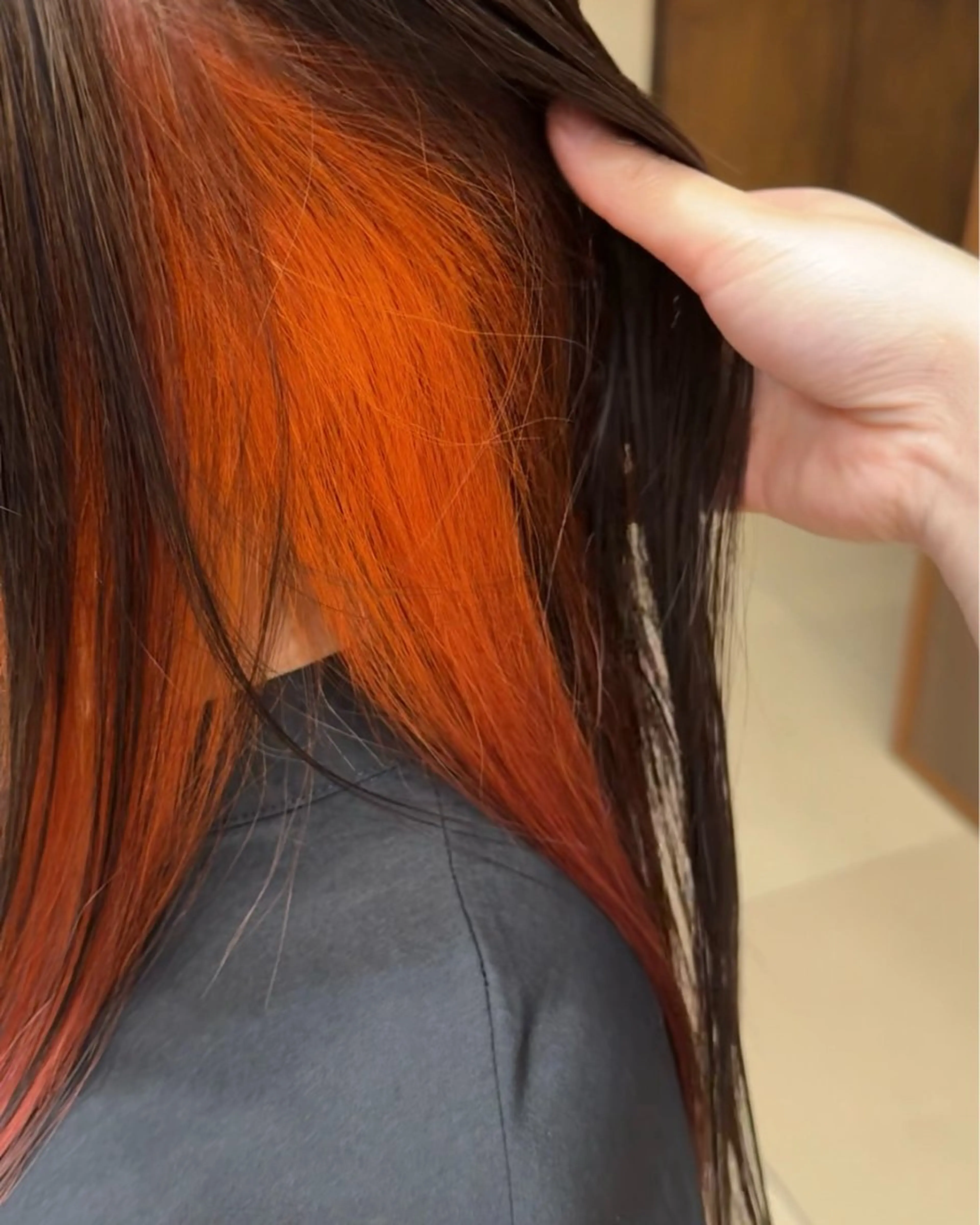 ロング カラー インナーカラー カノエ宇部厚南店 /つむぎのヘアスタイル