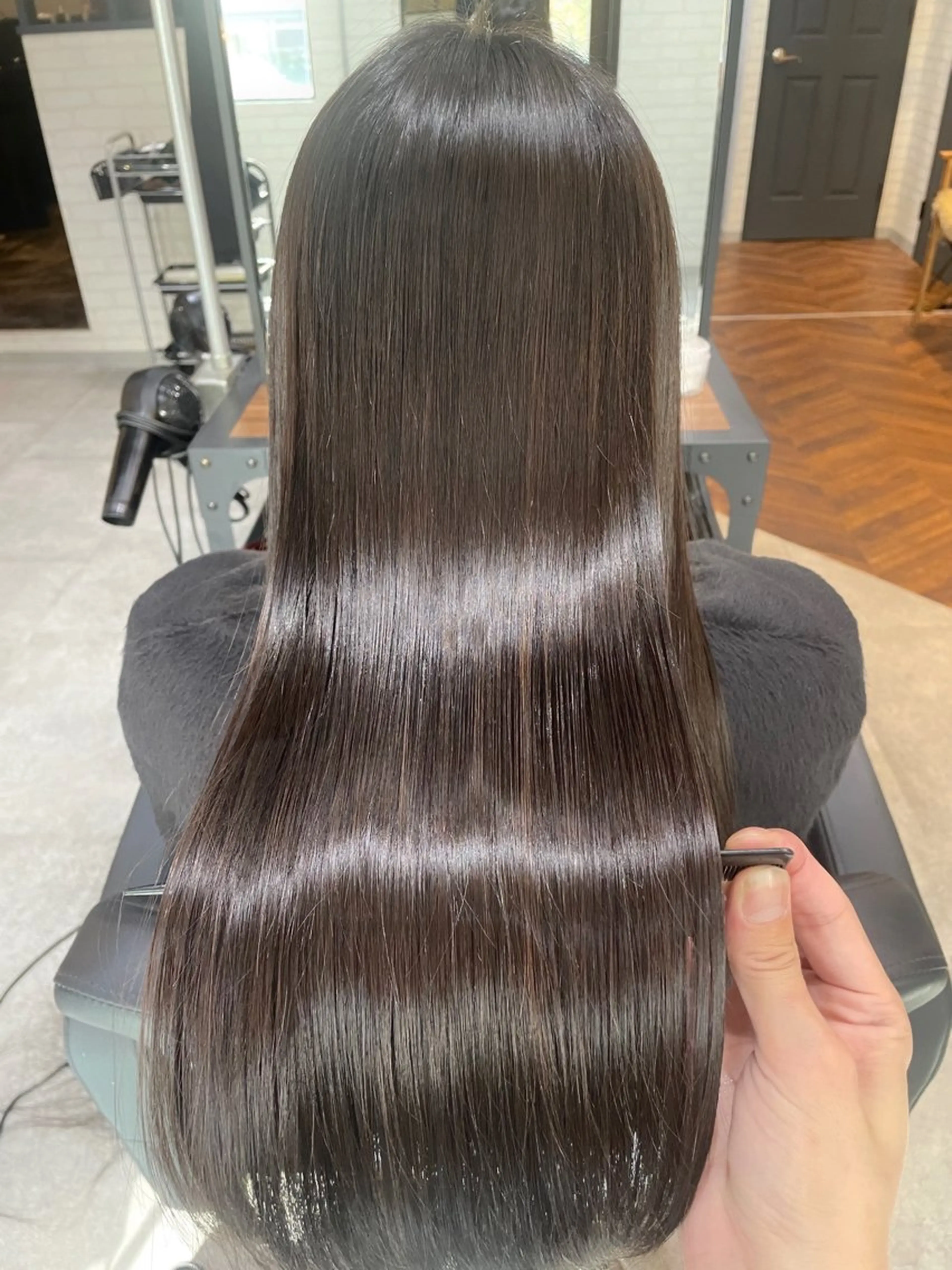 ロング 髪質改善 似合わせカット 縮毛矯正 杉野🫧美髪🫧 Zina博多店長のヘアスタイル