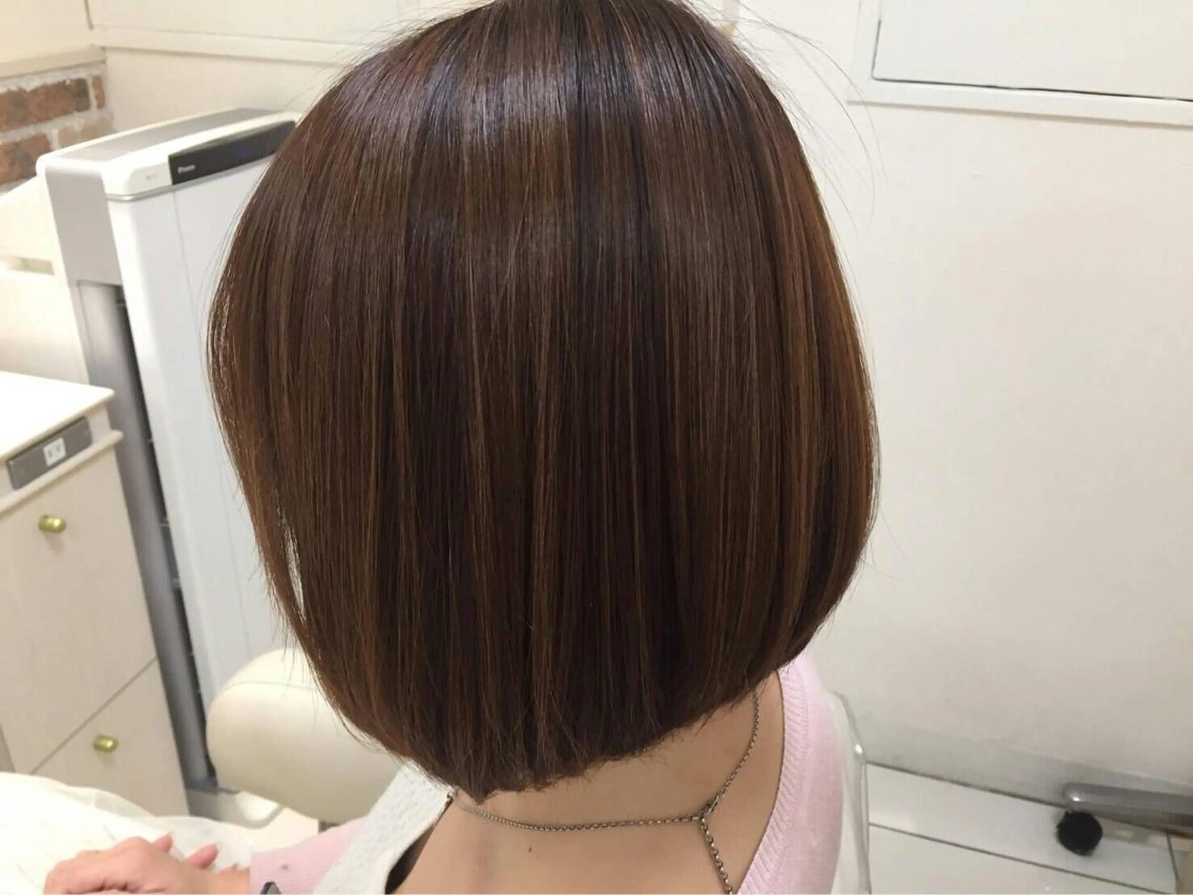 ショート パーマ 丸みショートボブ/ タッセルボブ 吉野のヘアスタイル